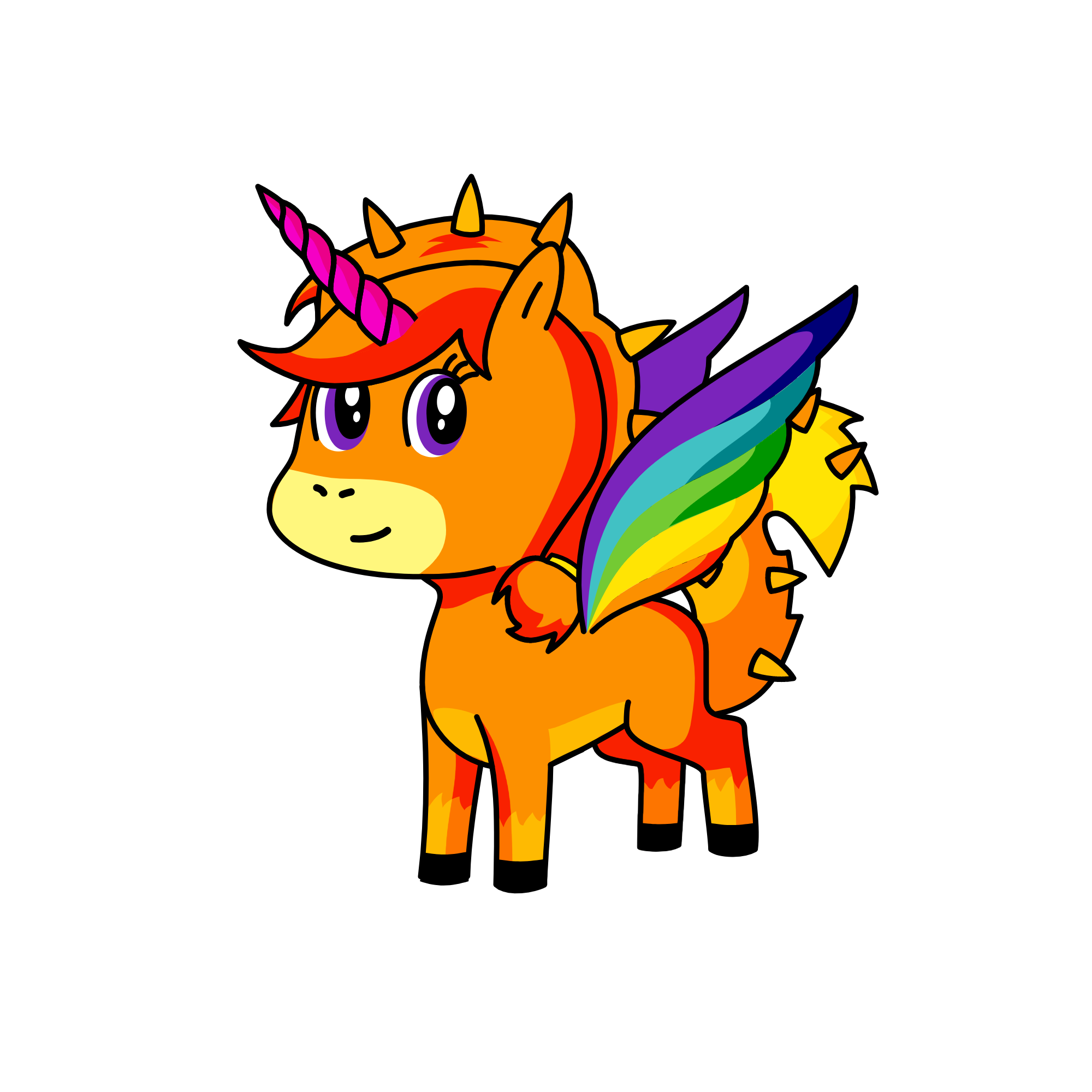 Caliça, the unicorn