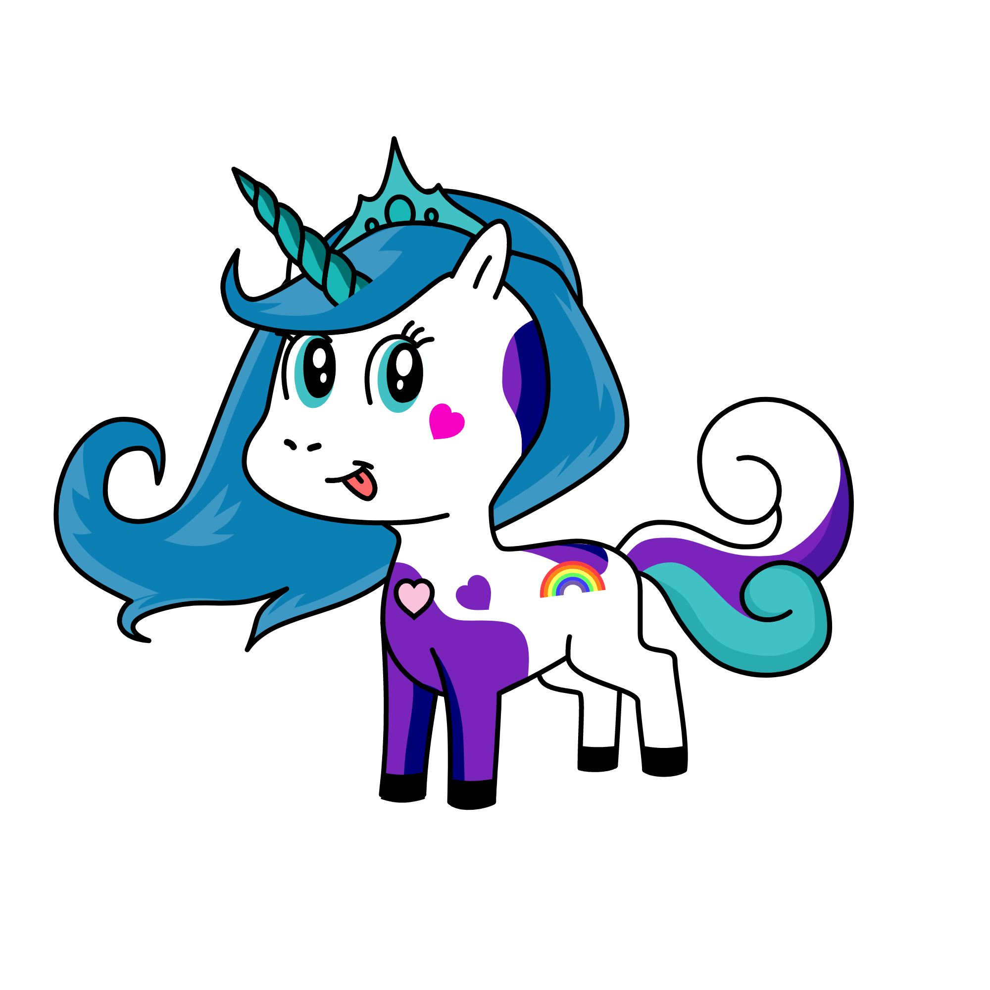 Snowy, the unicorn