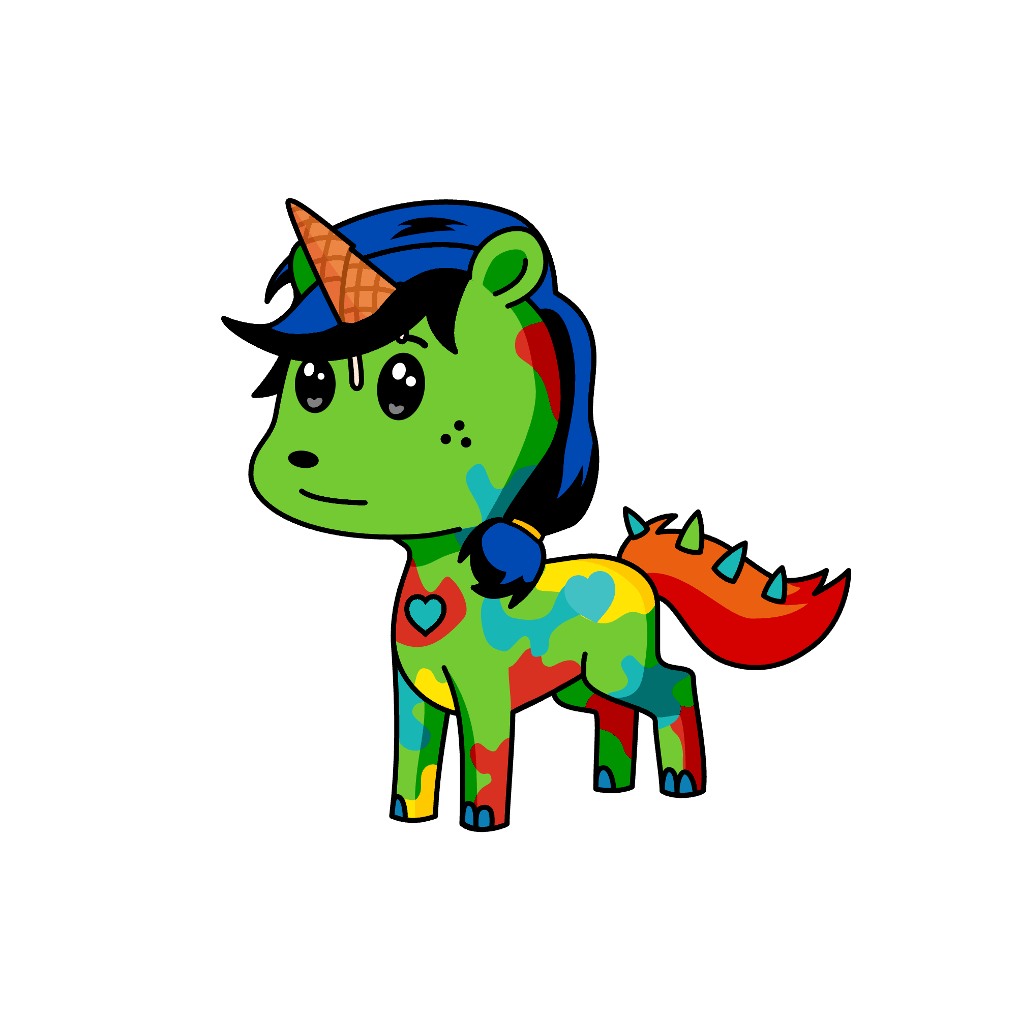 bhchjbcj, the unicorn
