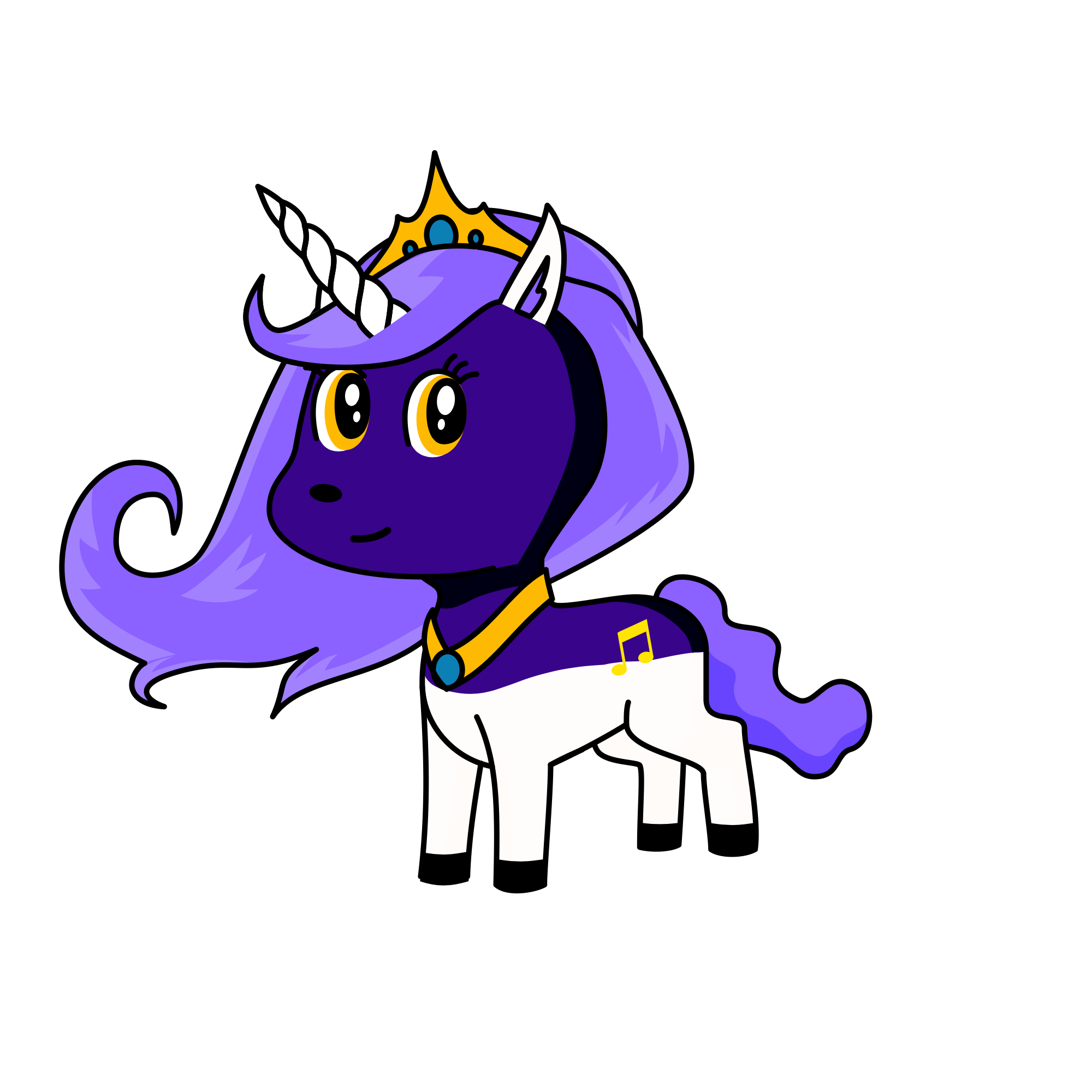 Lunarlira the Moon Unicorn, the unicorn