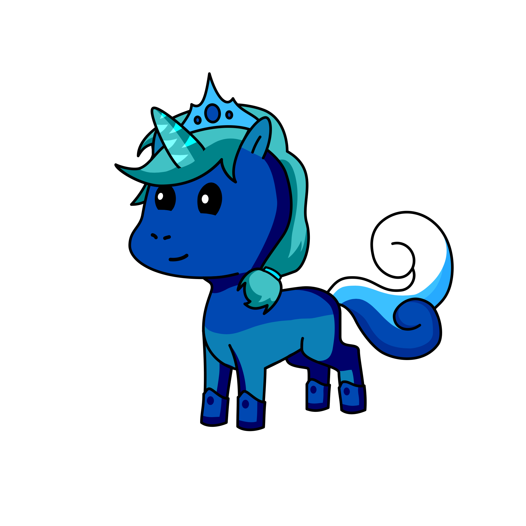 Snowba, the unicorn