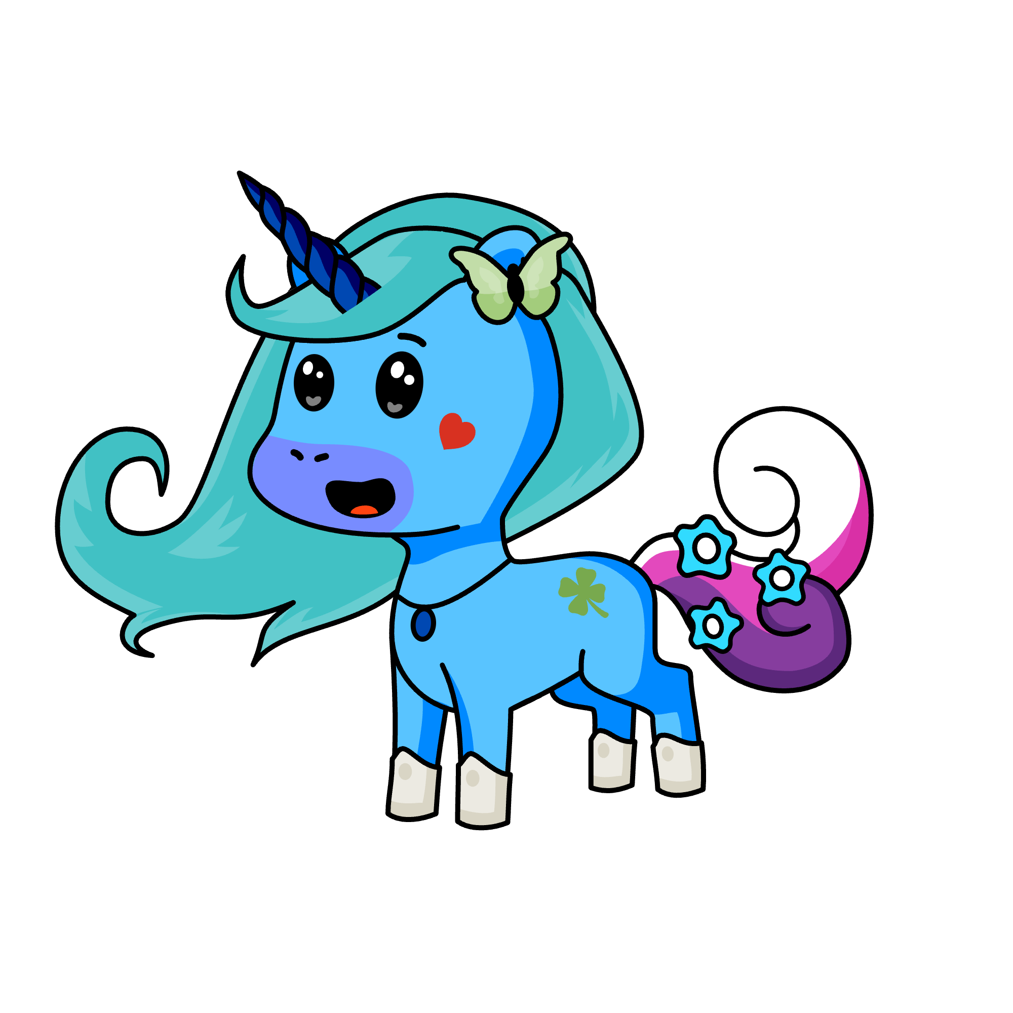 lavender, the unicorn