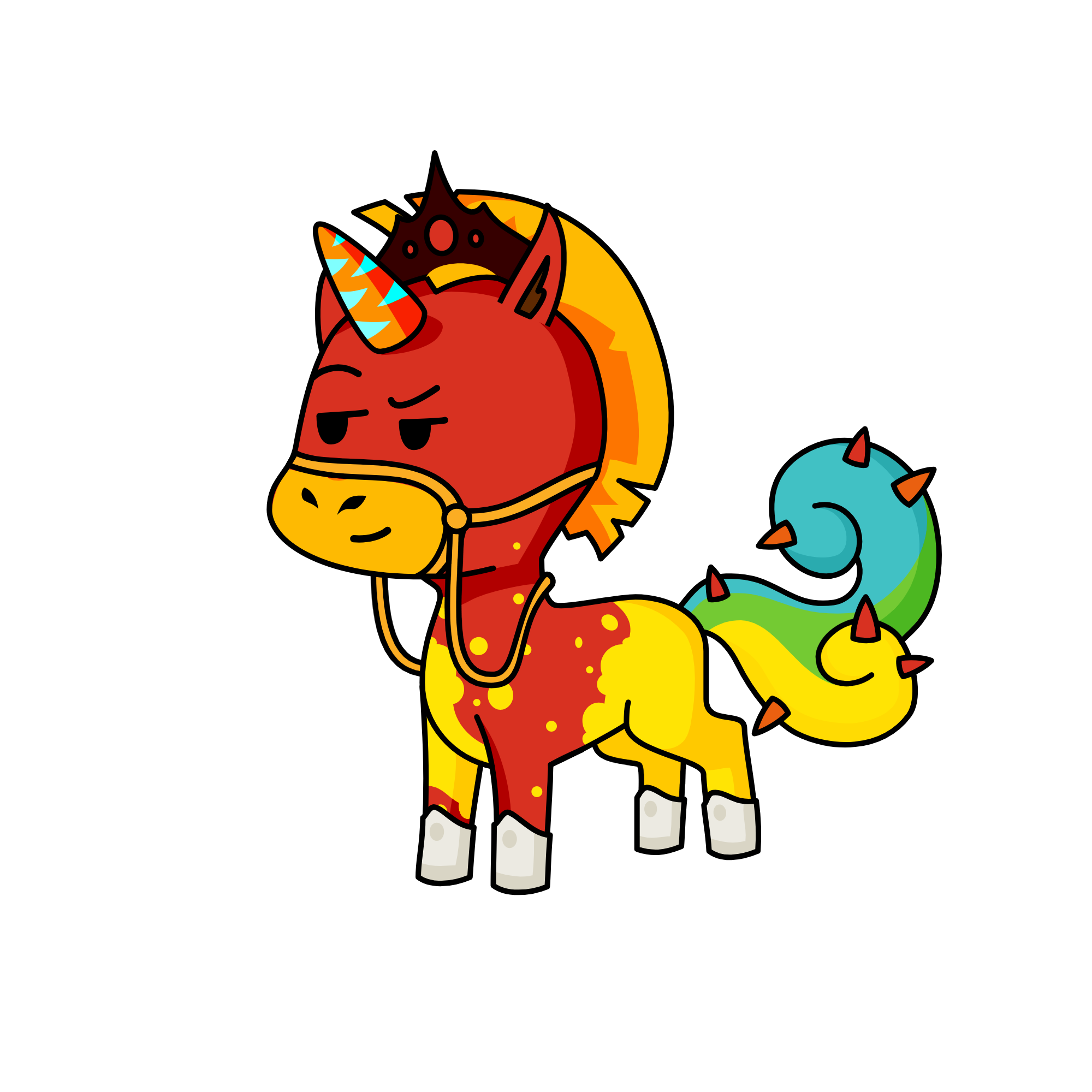 Arnold T pants, the unicorn