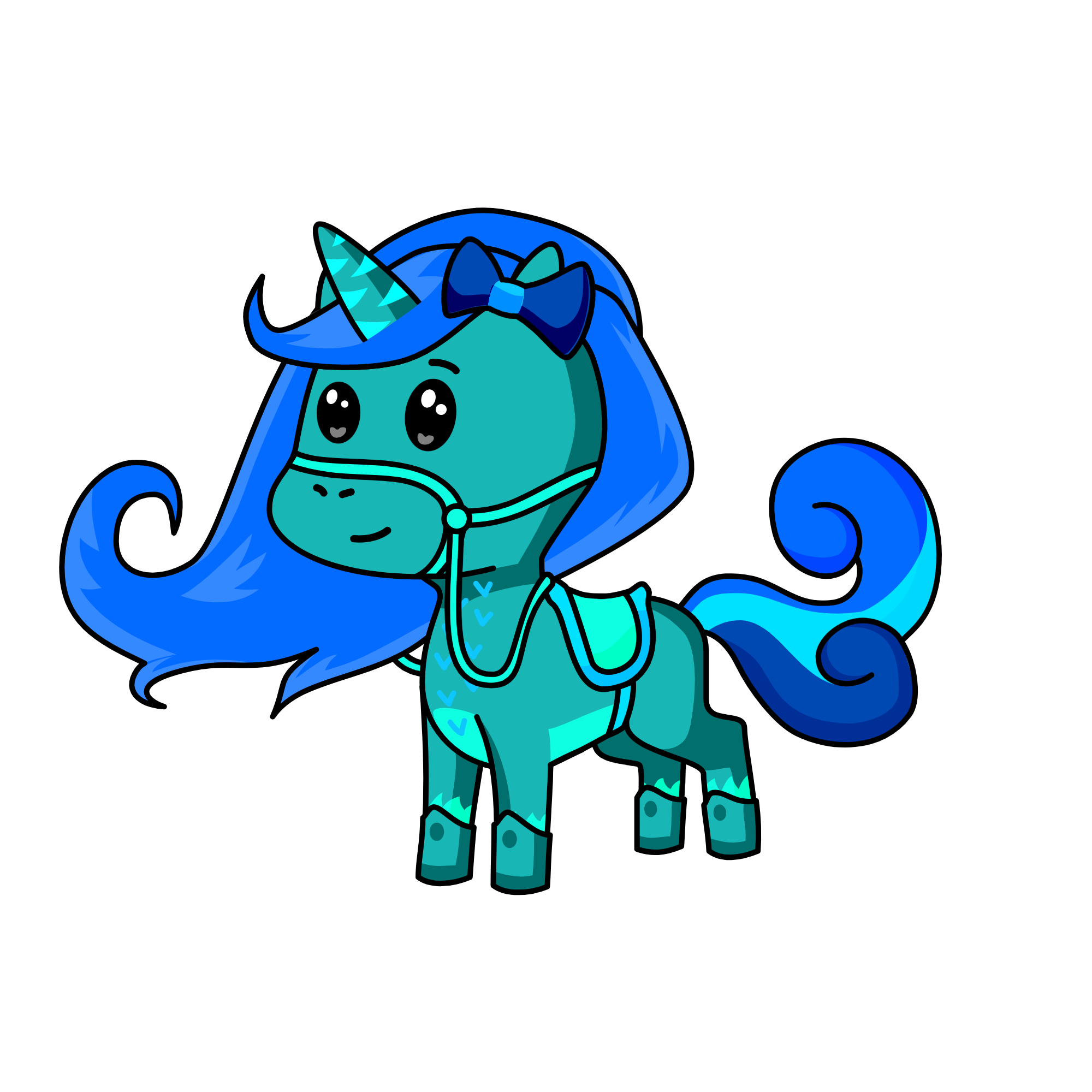 Snowy, the unicorn