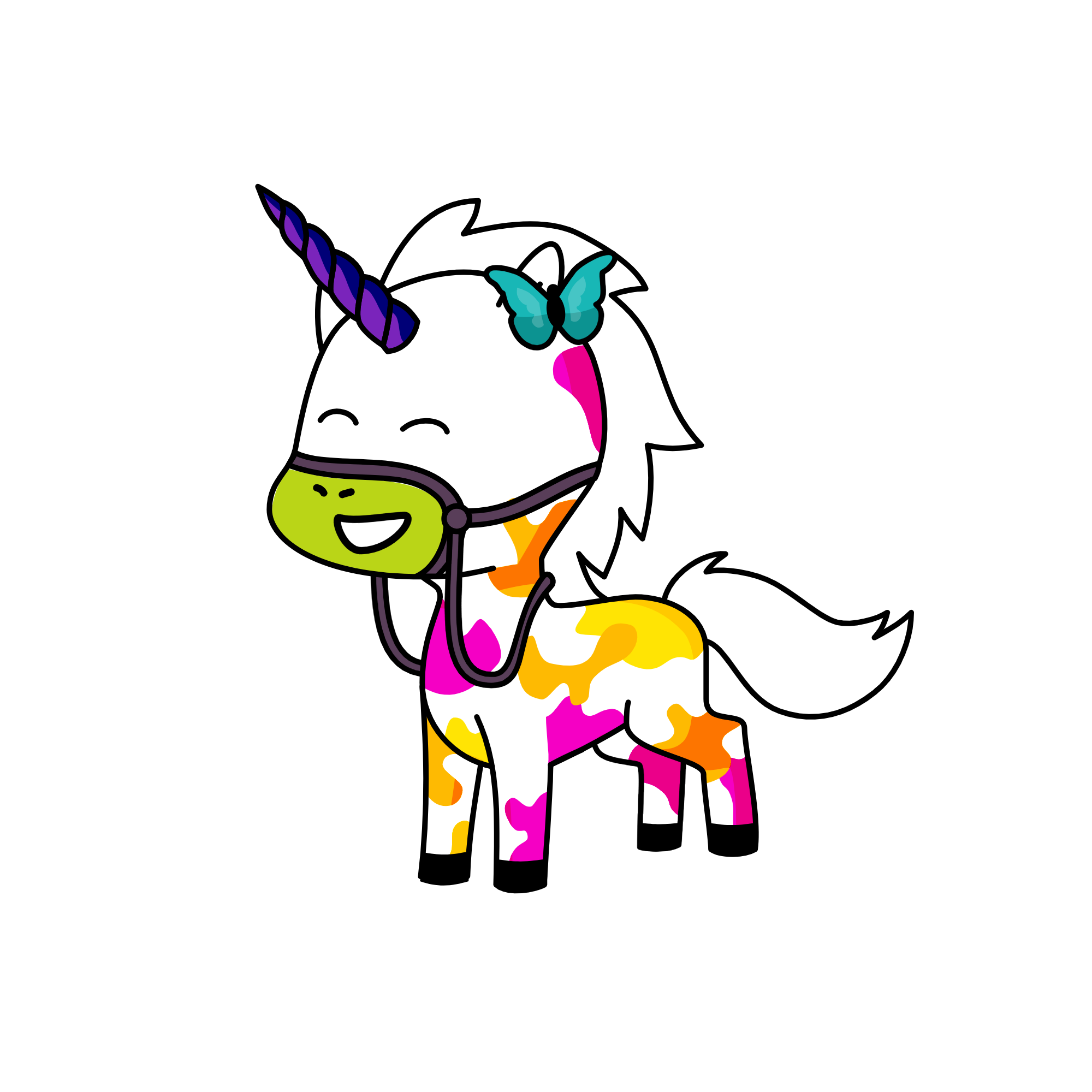 LAVENDER, the unicorn
