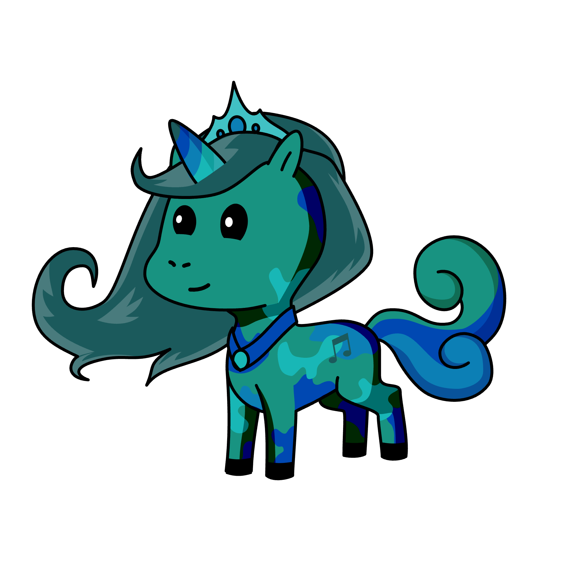 snowy, the unicorn