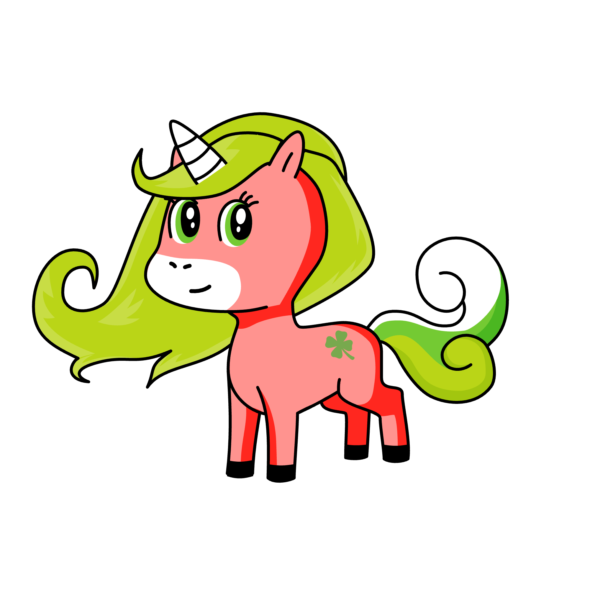 clover 2 sisters snowy and sunny, the unicorn