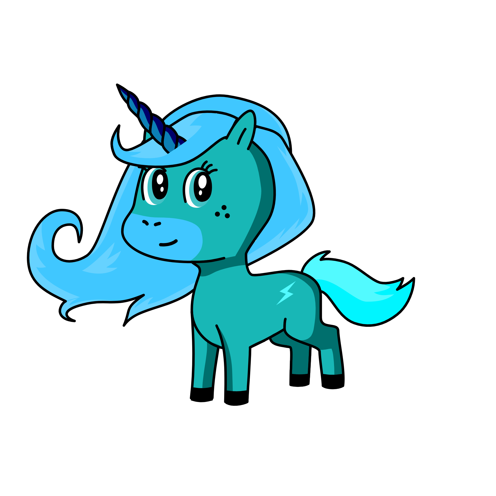 glacier, the unicorn
