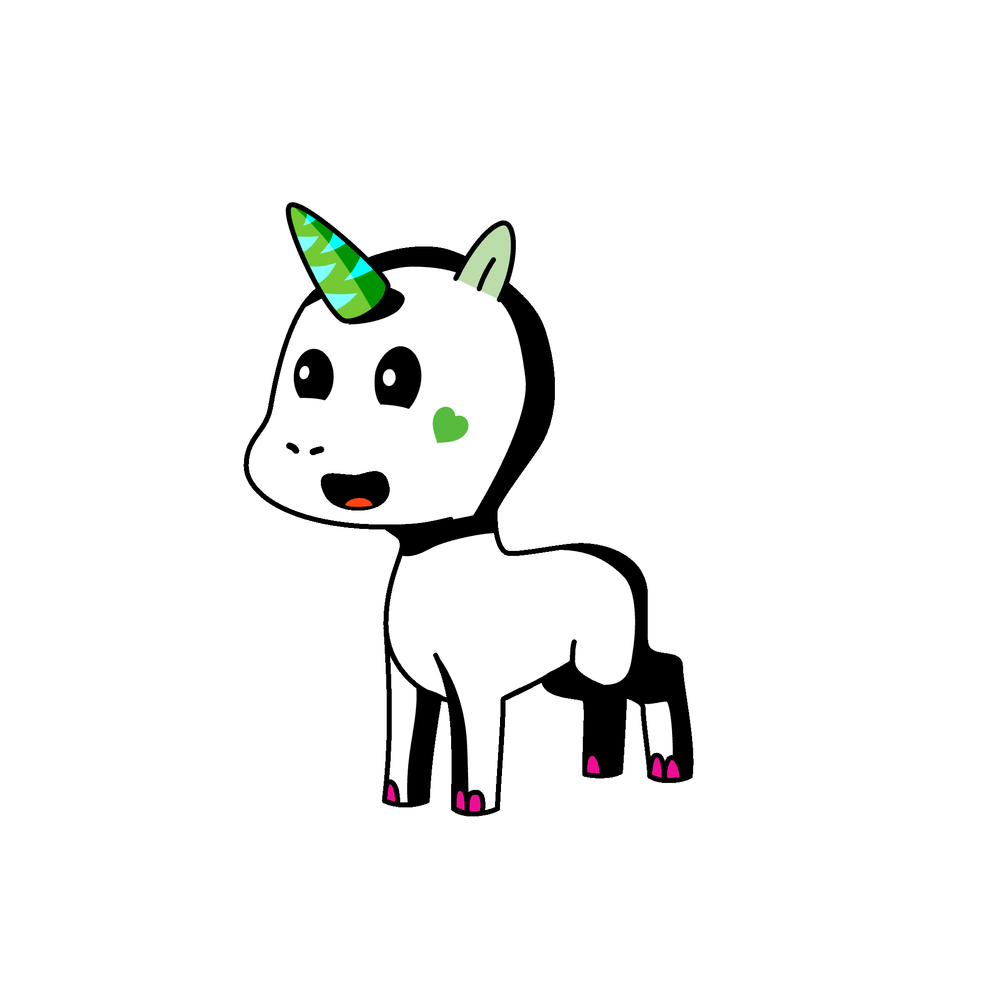 grass, the unicorn