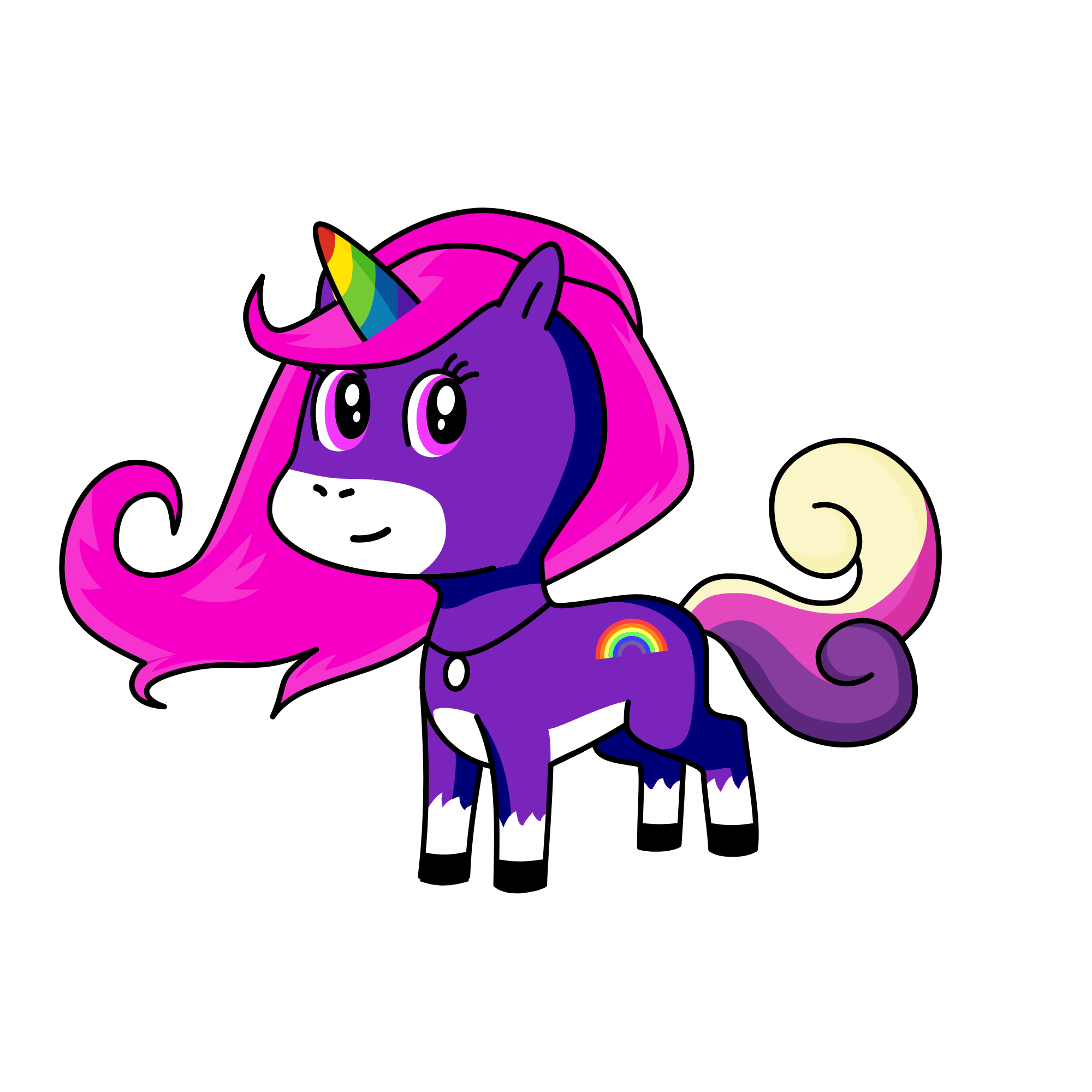Вайолет, the unicorn