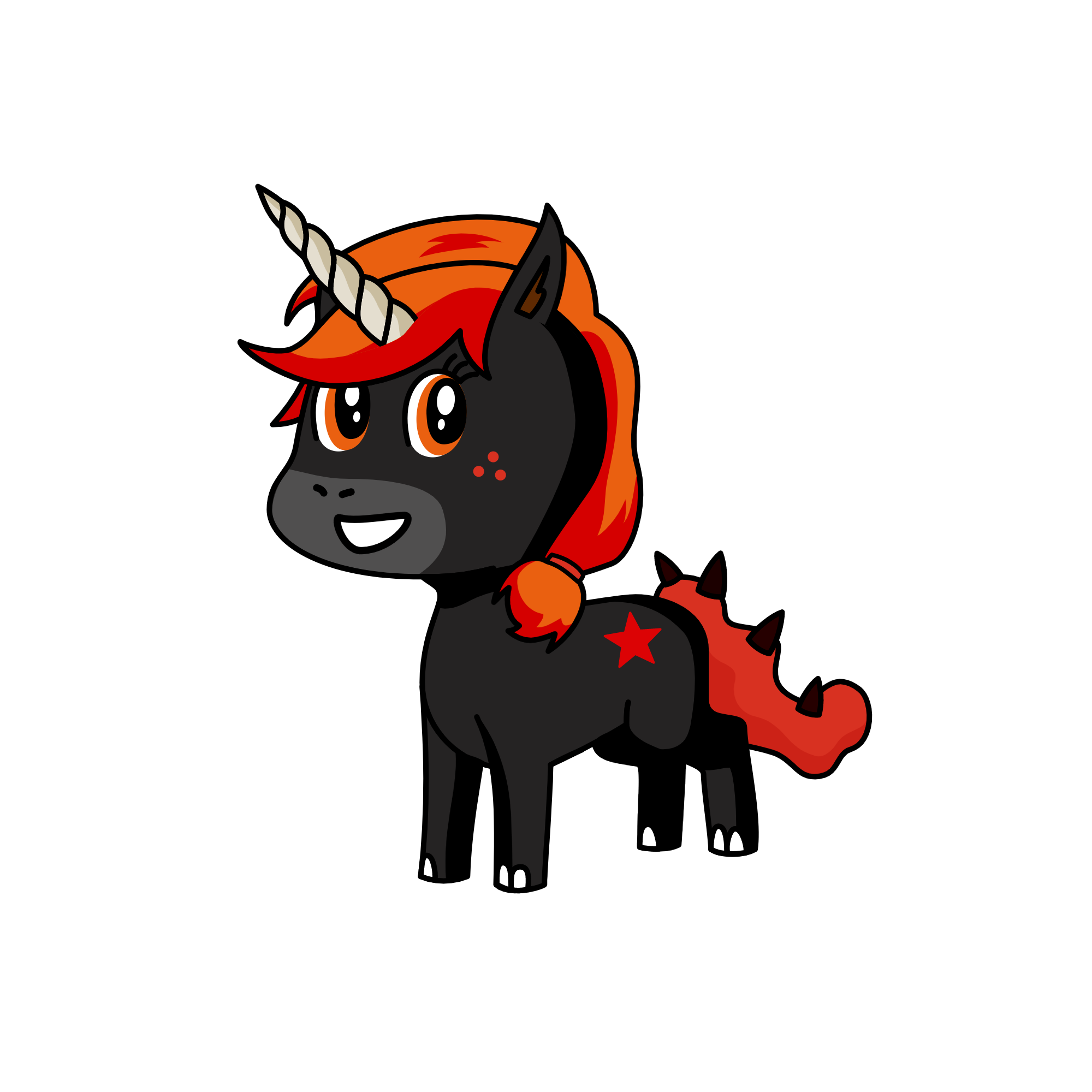 UniAshe, the unicorn