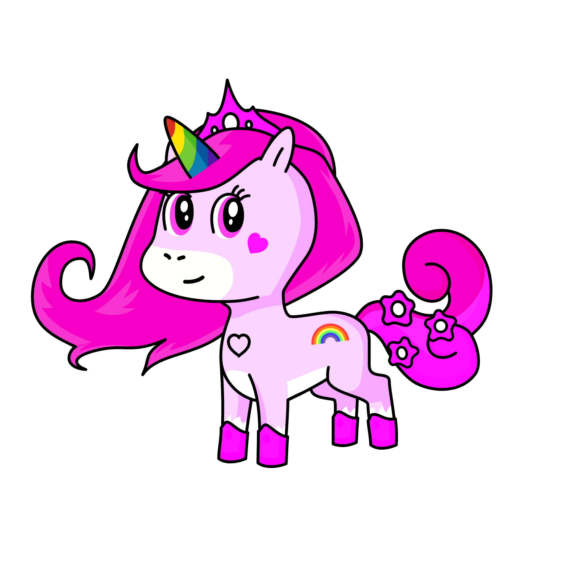 Sparkles, the unicorn