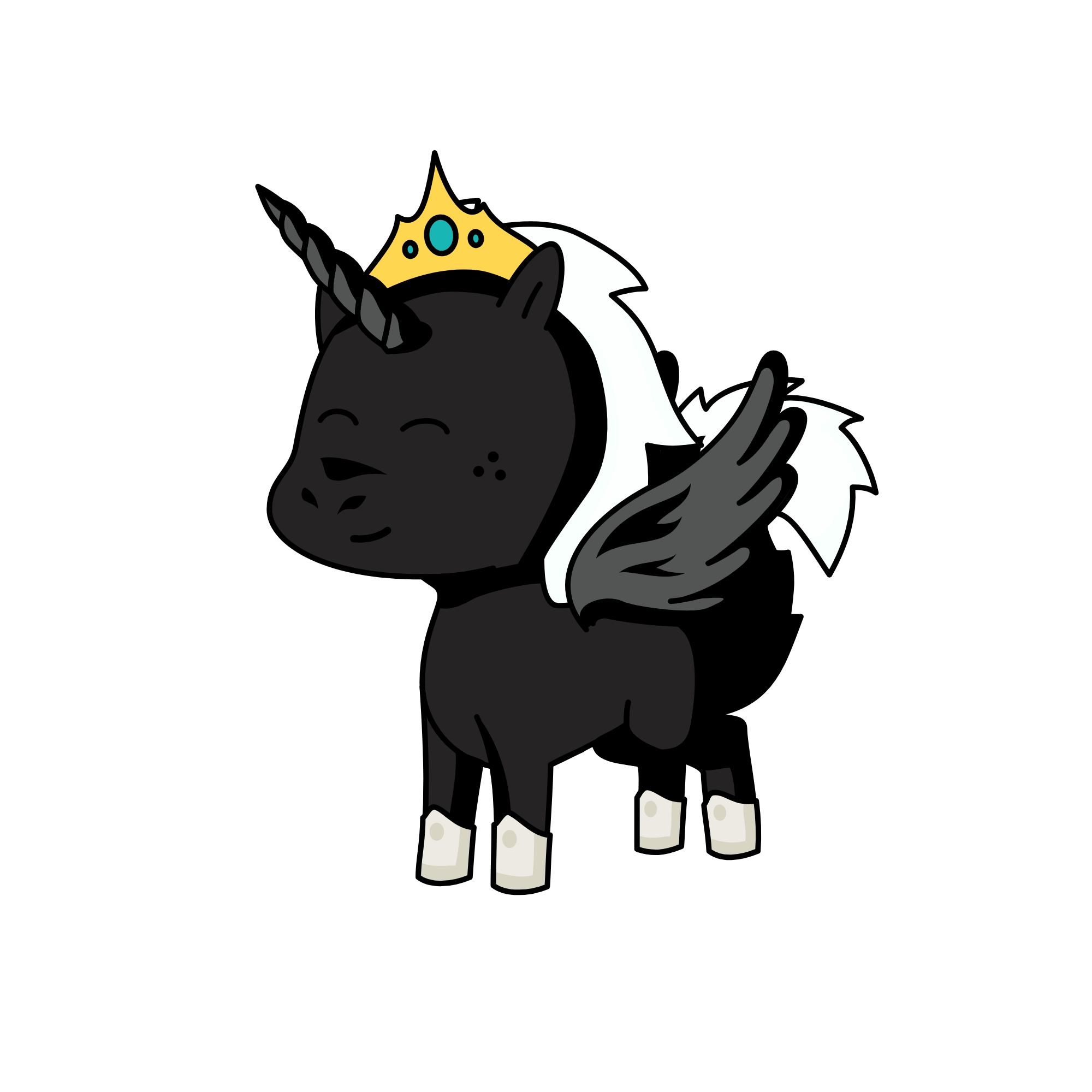 King Zorro, the unicorn
