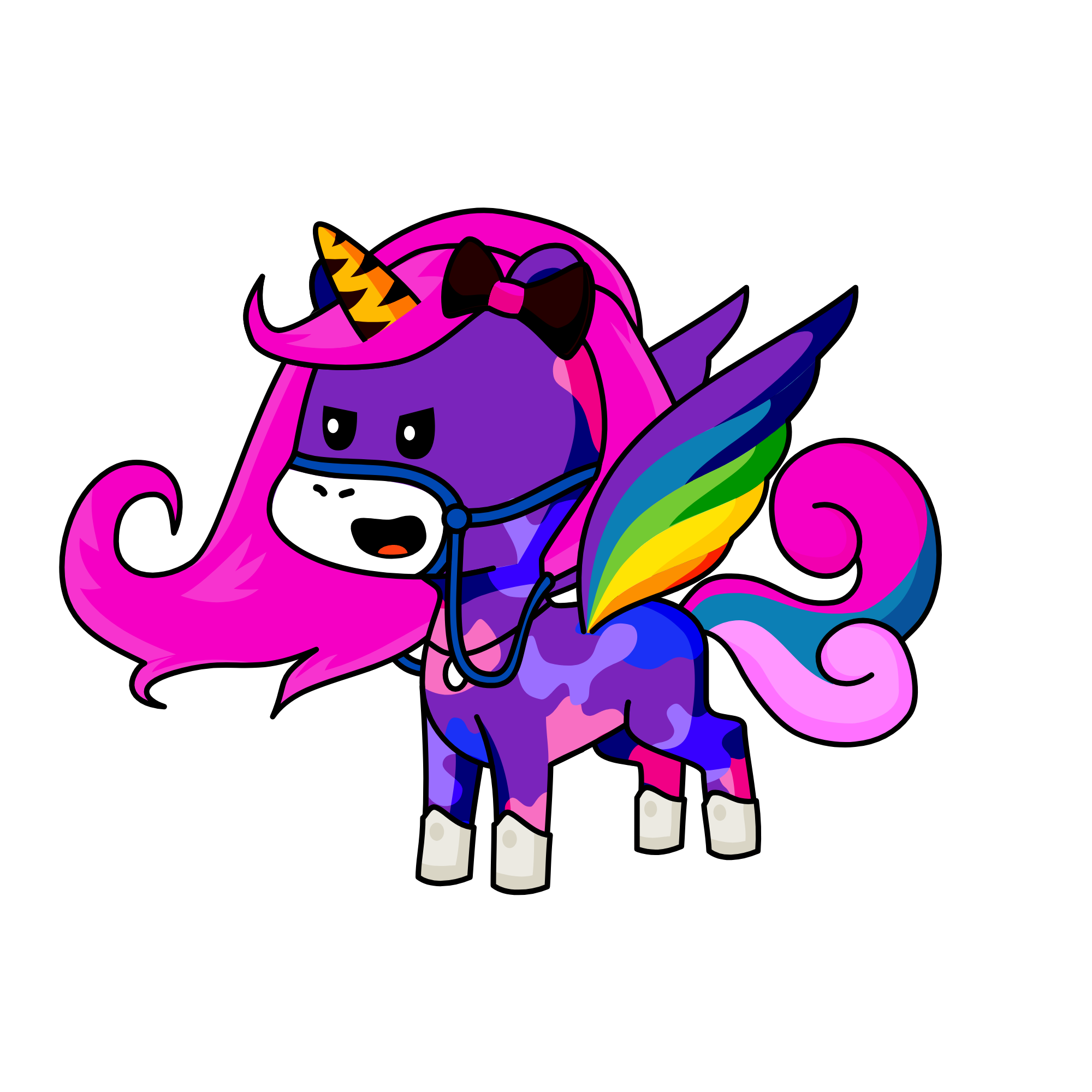 Wacky-Dainty-Bitzy-Ditzy-Oh-Yeah-Unicorn-Girl, the unicorn