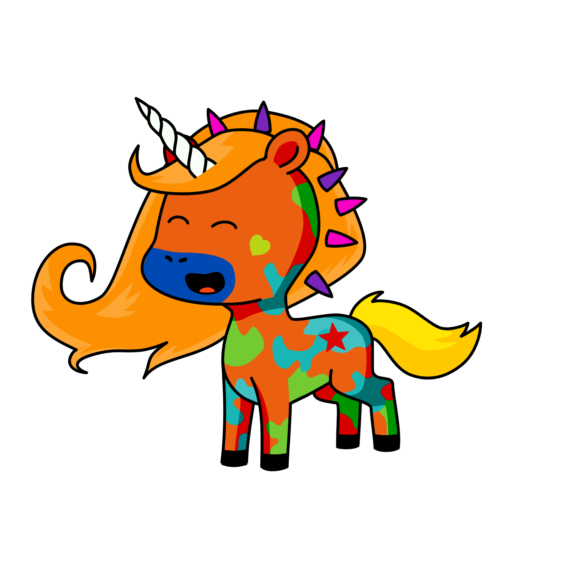 ugly fugly, the unicorn