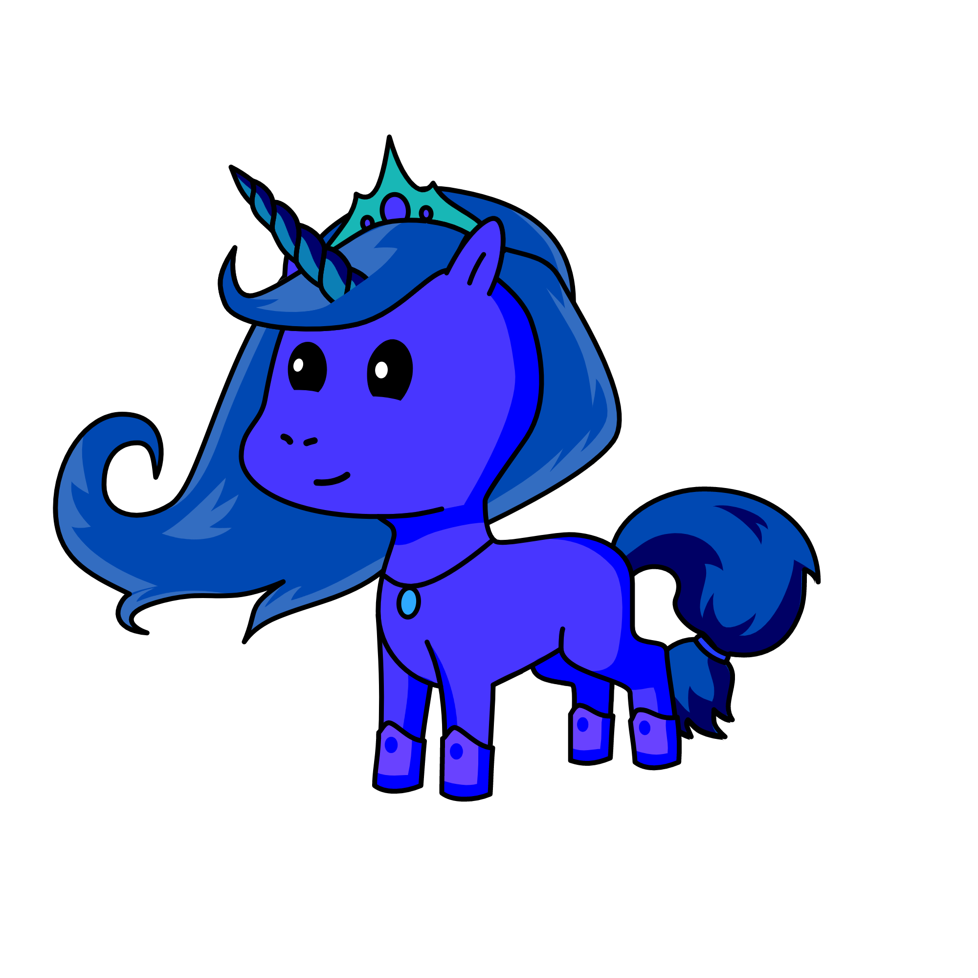 Luna, the unicorn