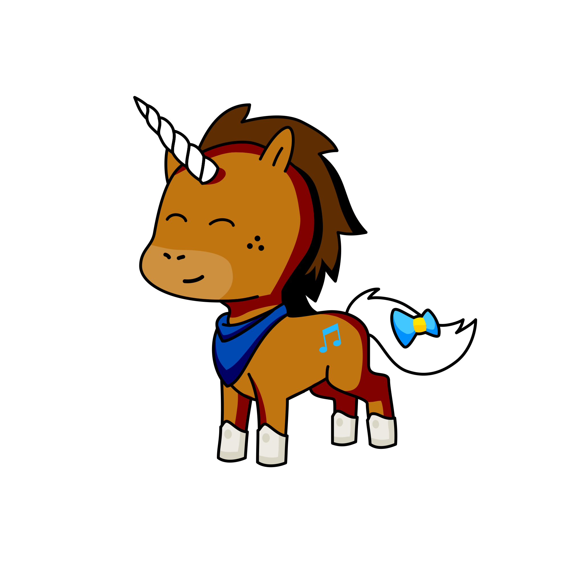 Snoye, the unicorn