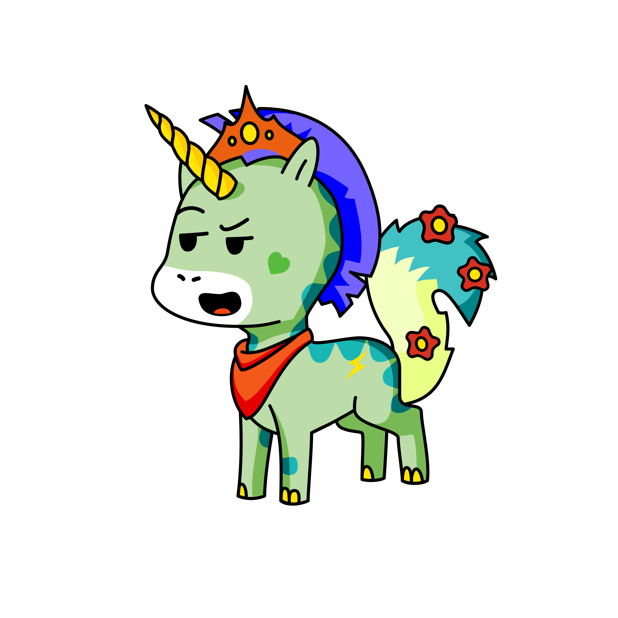 Bam, the unicorn