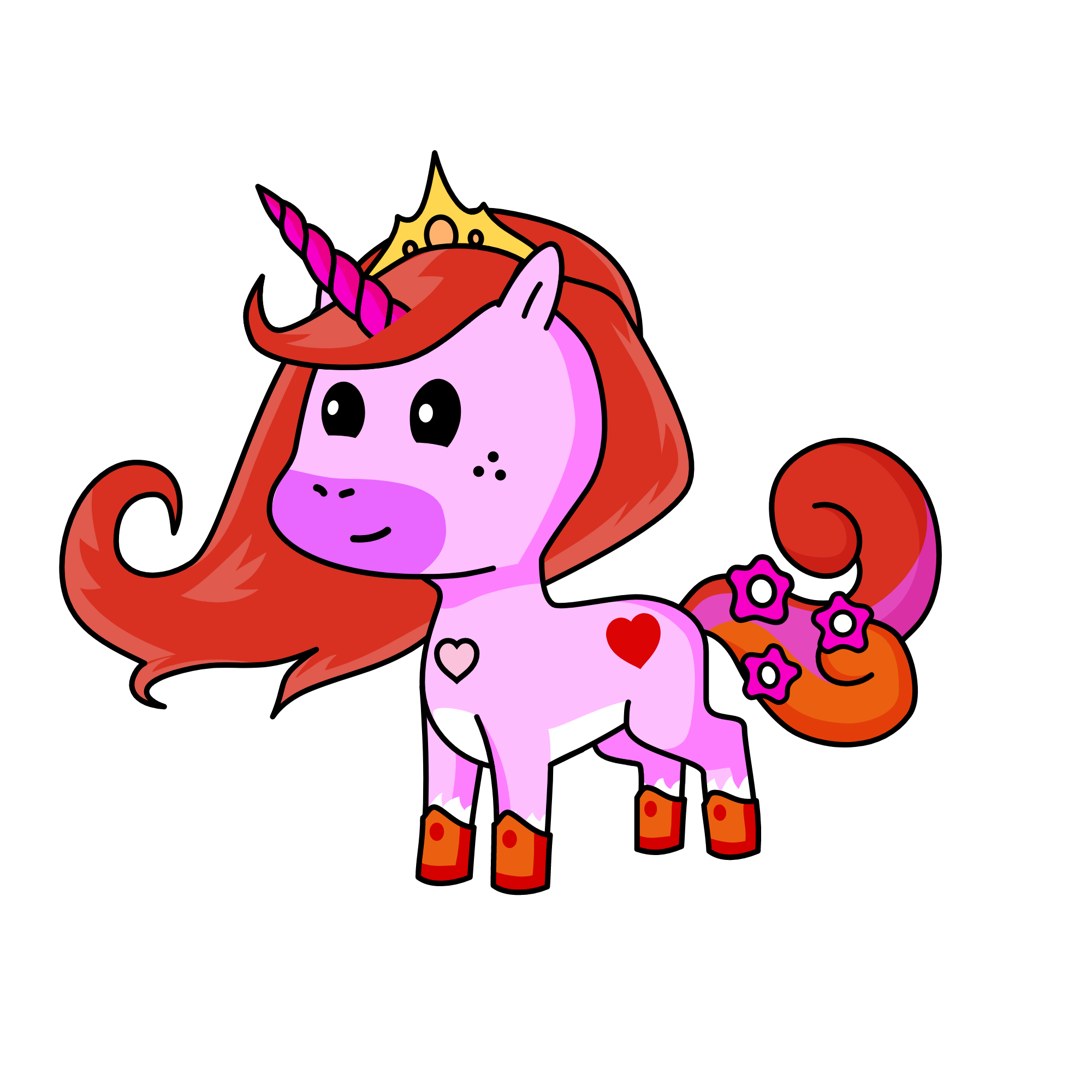 Princess Heartburst, the unicorn