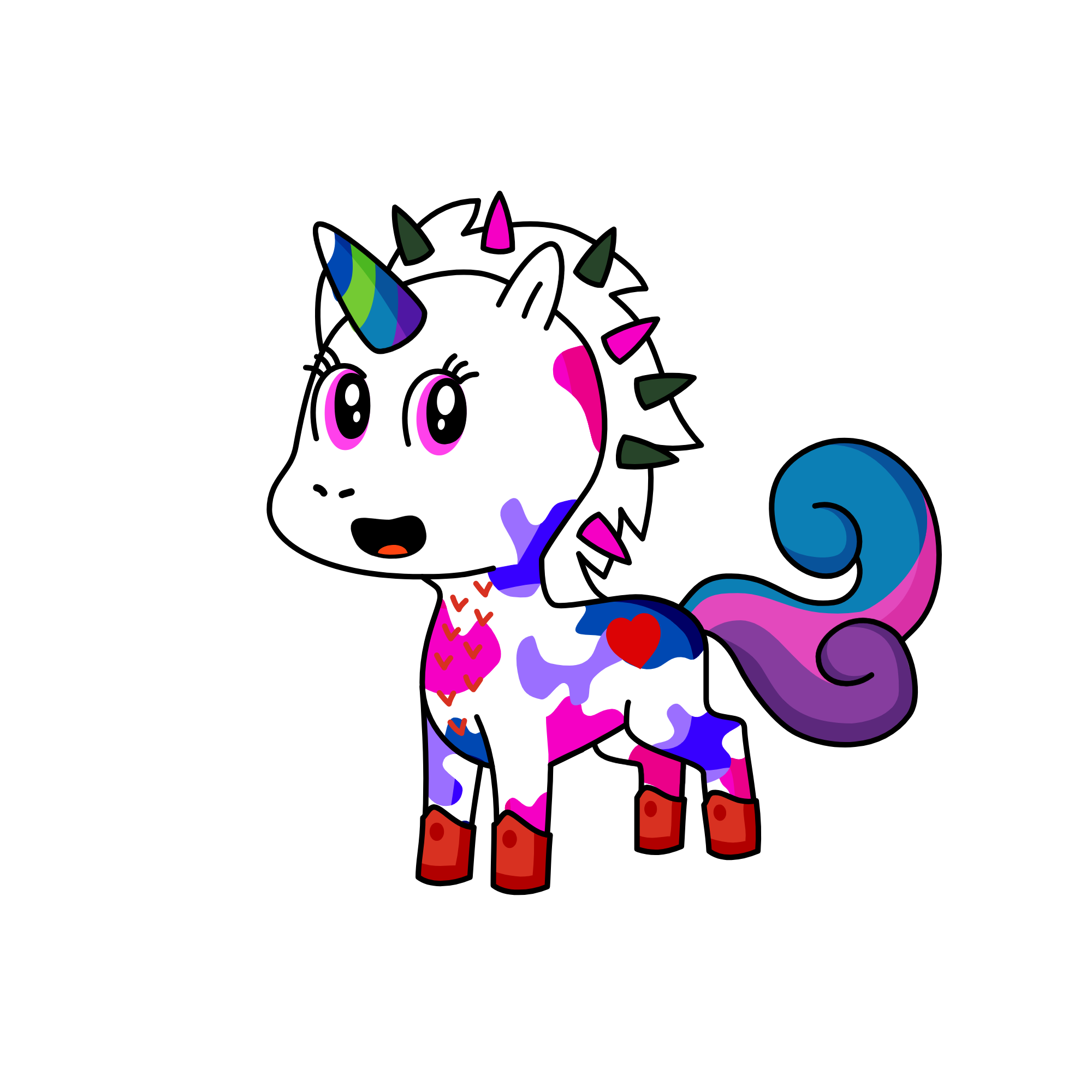 Zebra, the unicorn