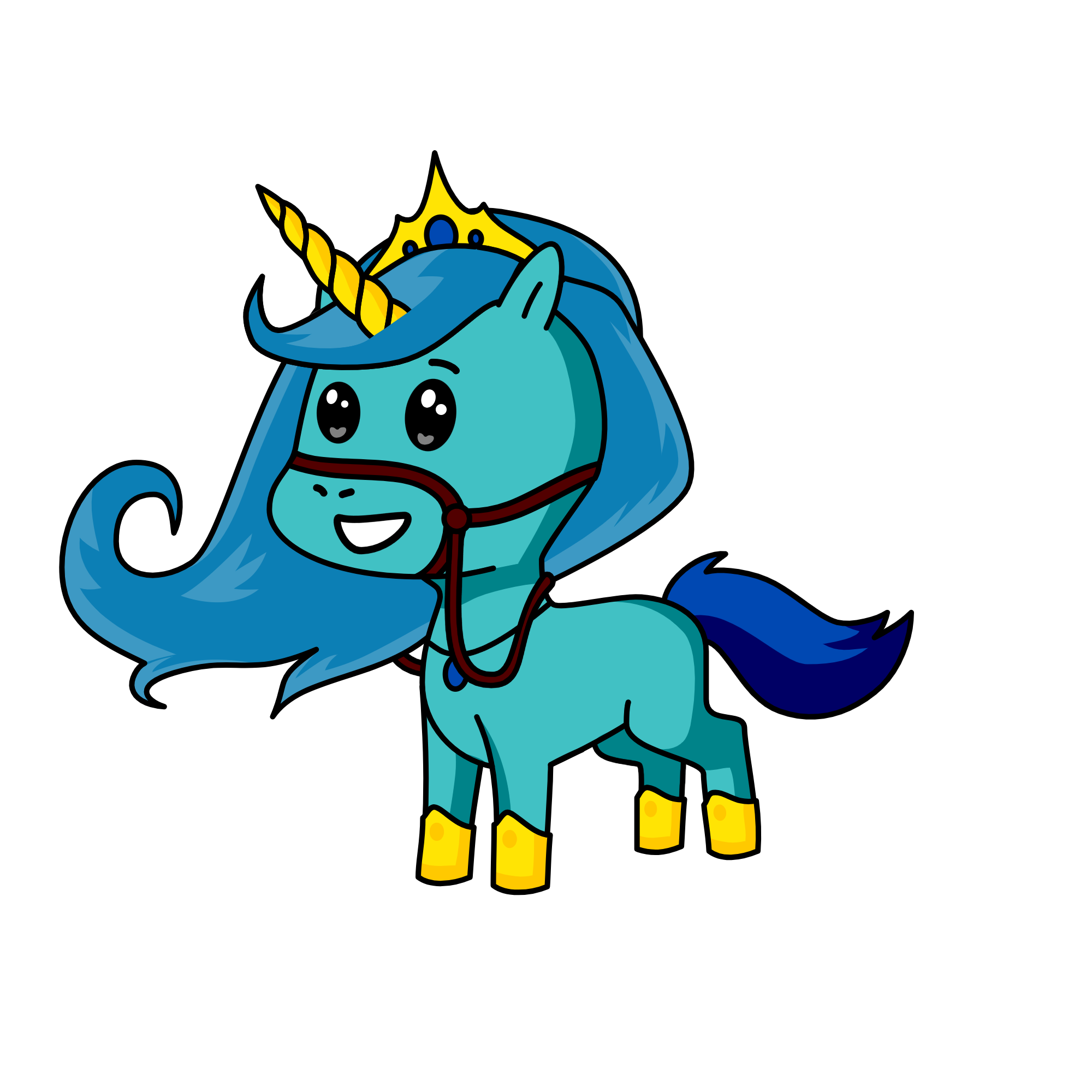 rose, the unicorn