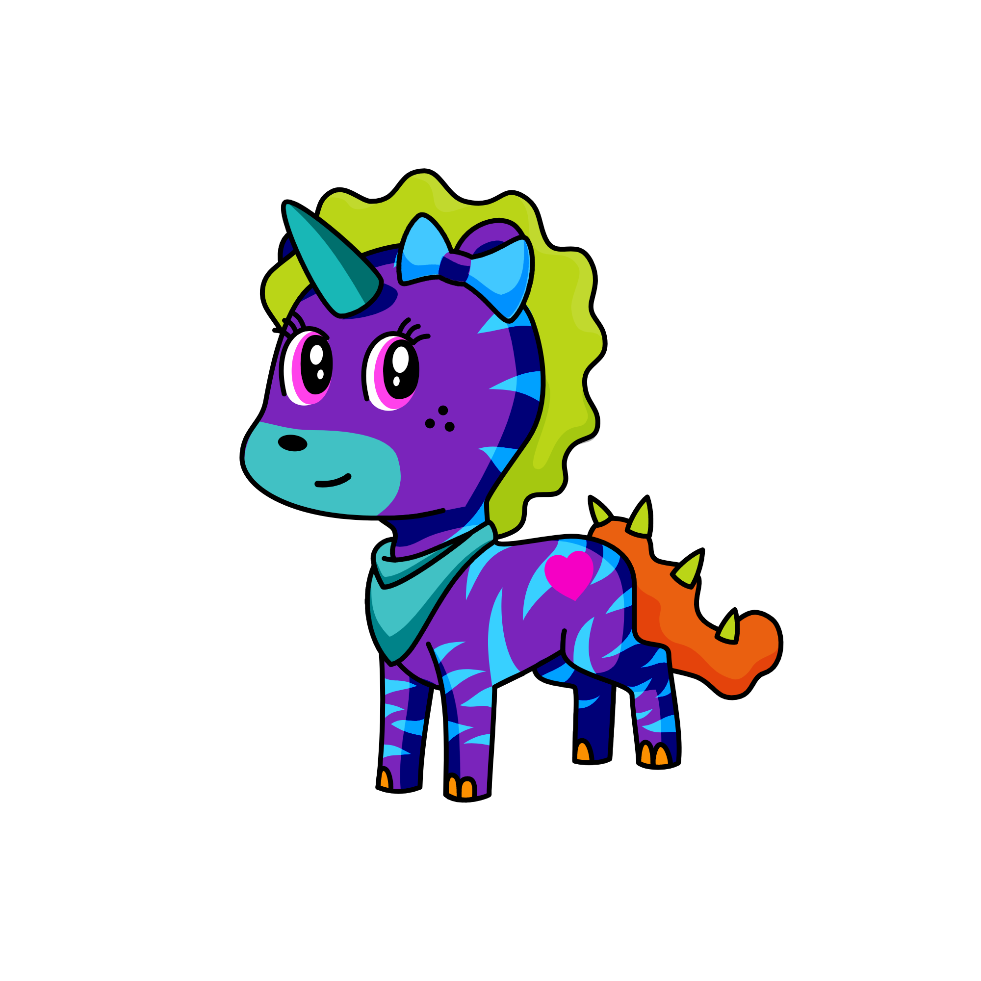 Rosy, the unicorn