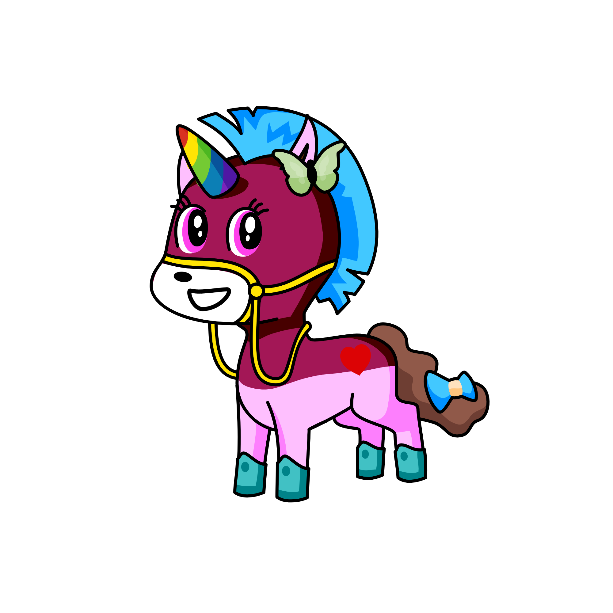 Hairy, the unicorn
