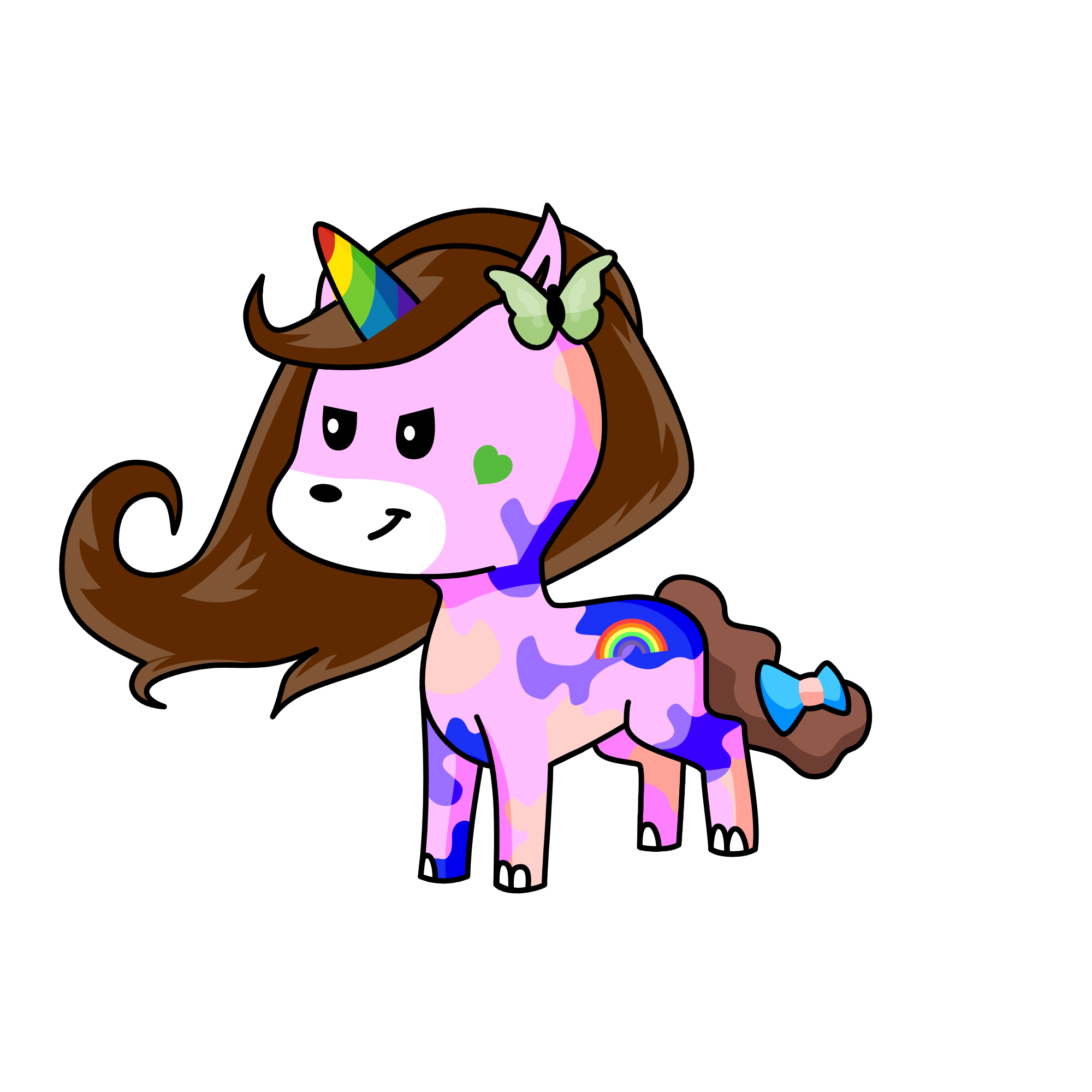 Emmas as a unicorn pony, the unicorn