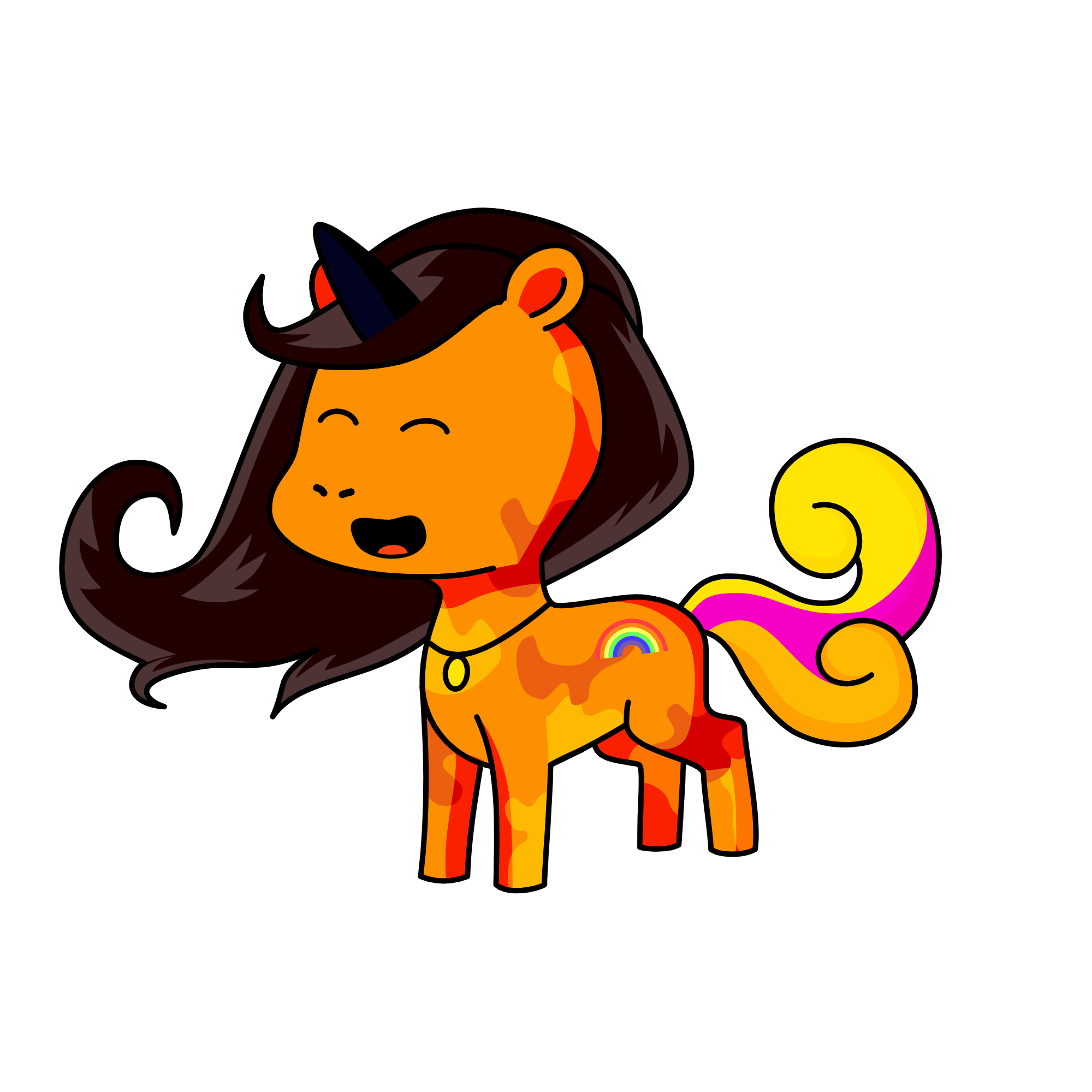 (BESTIE@!), the unicorn