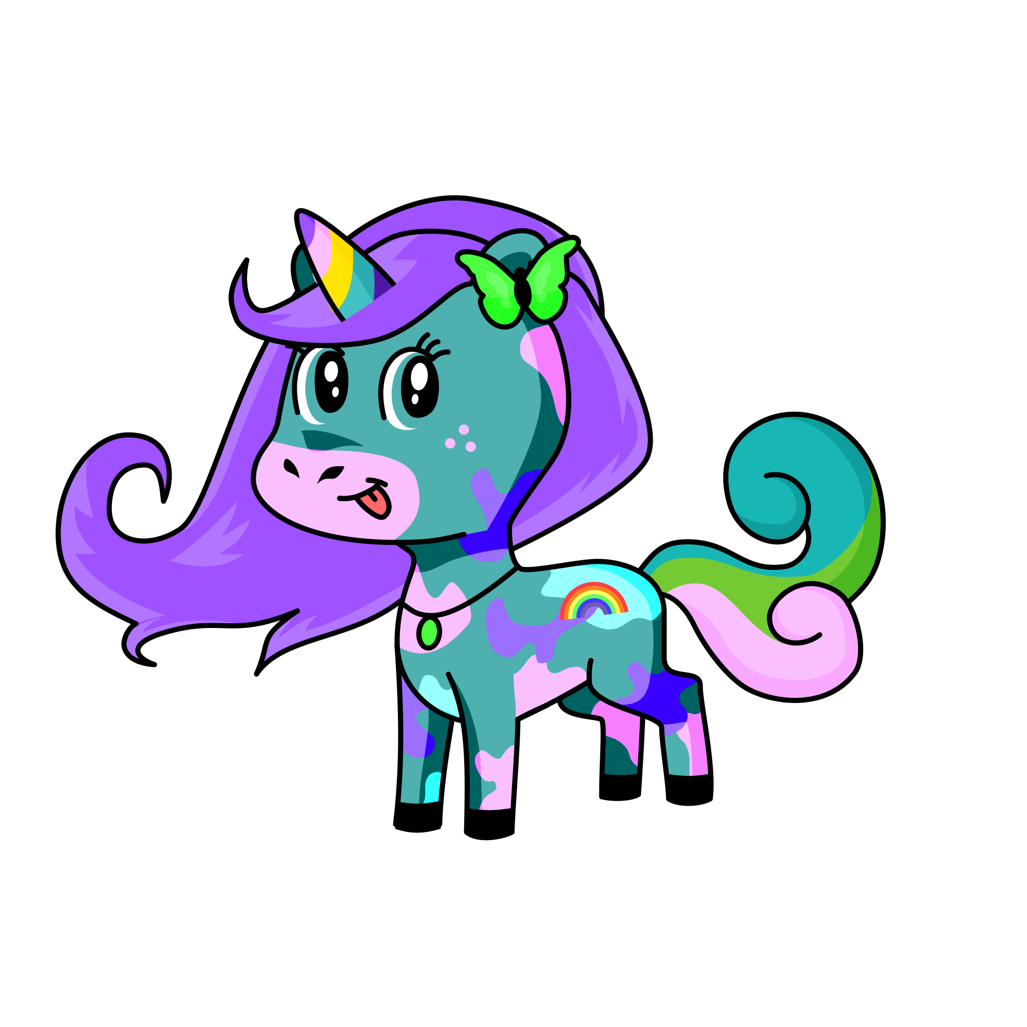 Odette, the unicorn