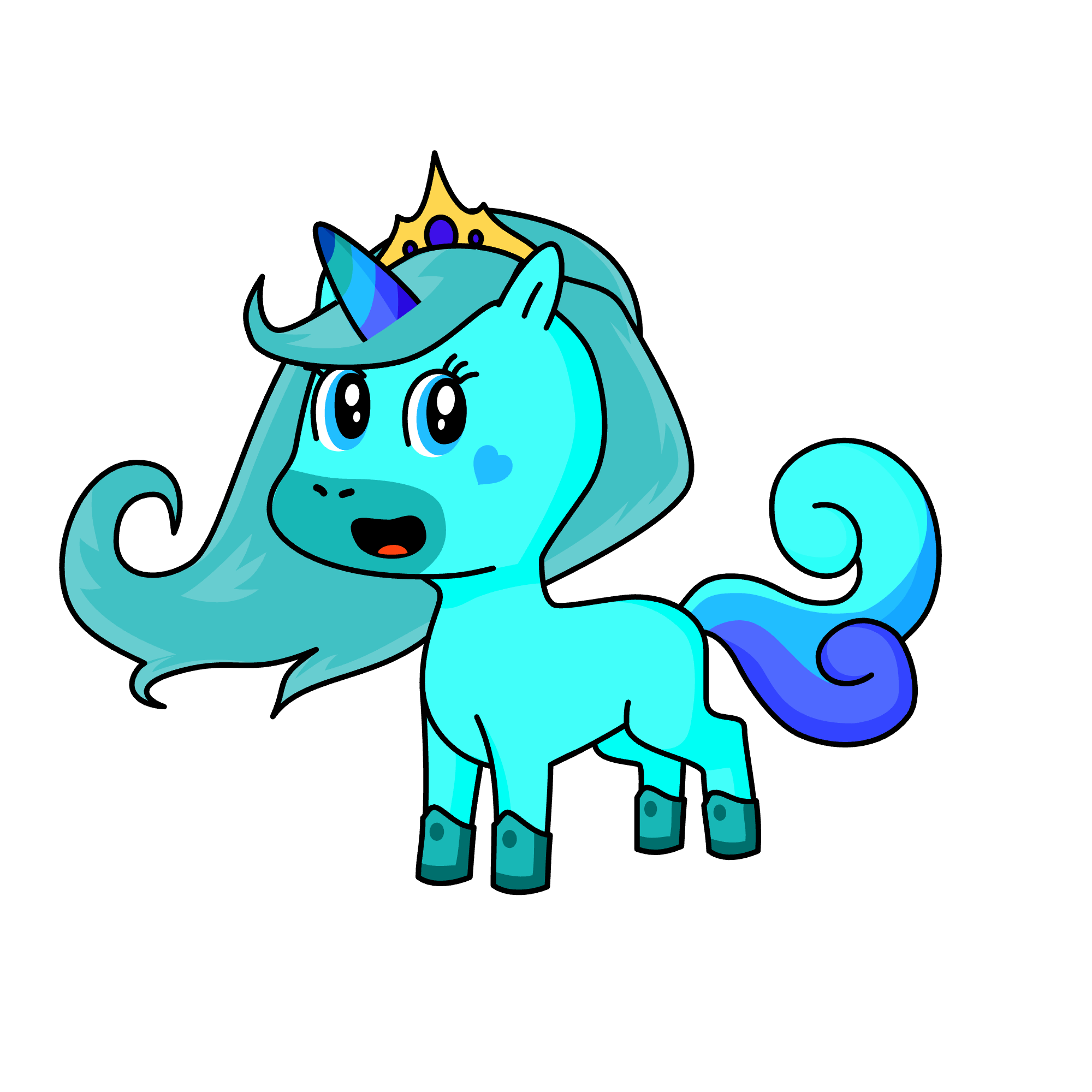 Ice, the unicorn