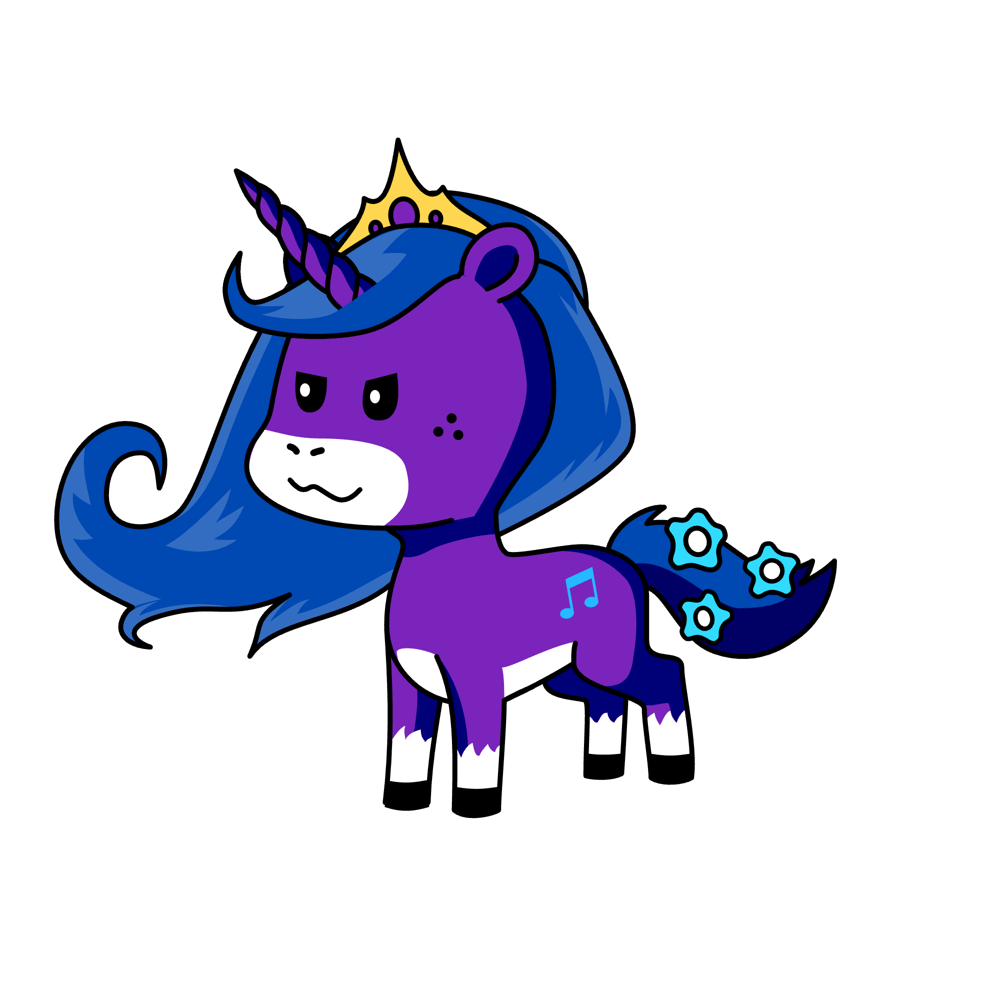 Moony, the unicorn