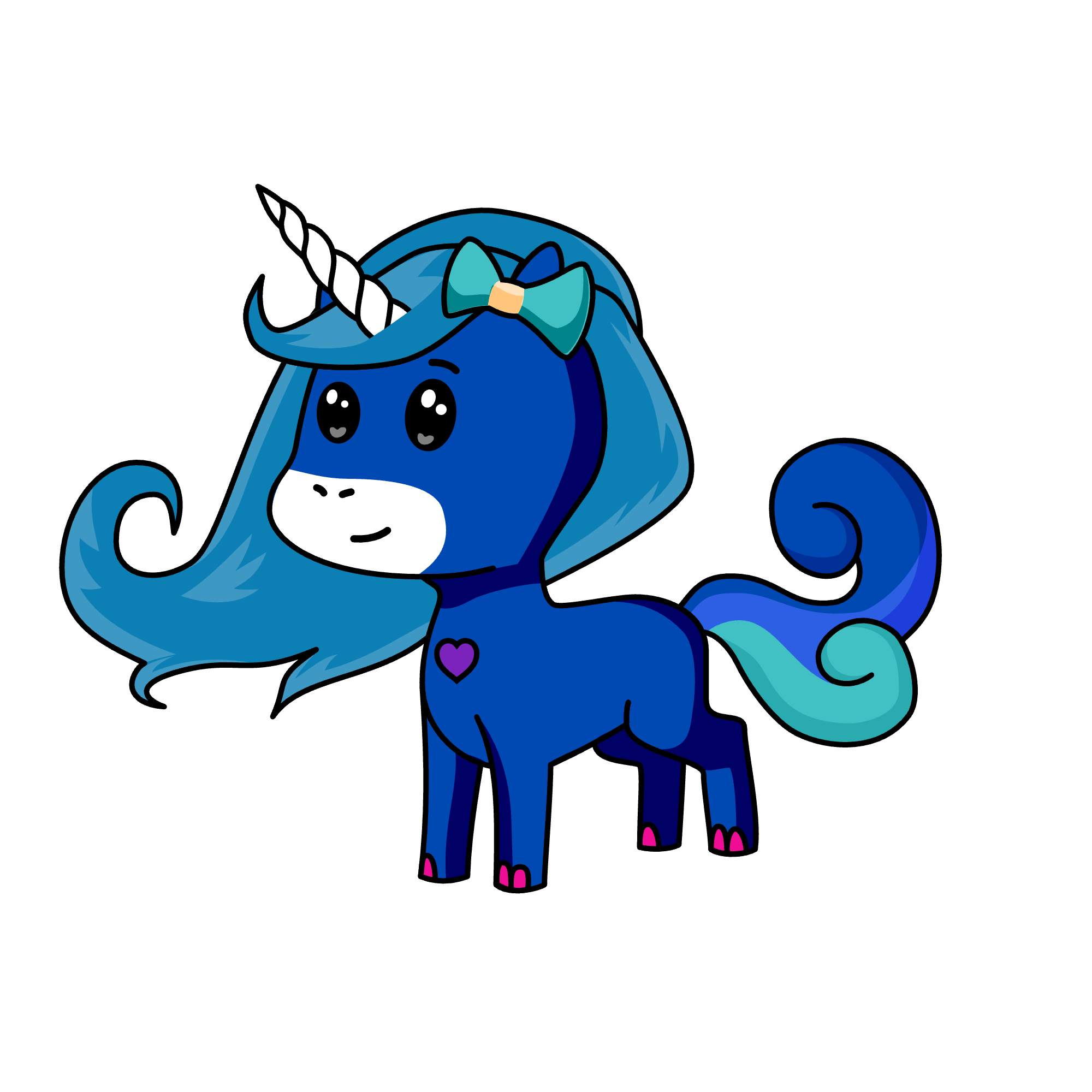 Moonlight, the unicorn