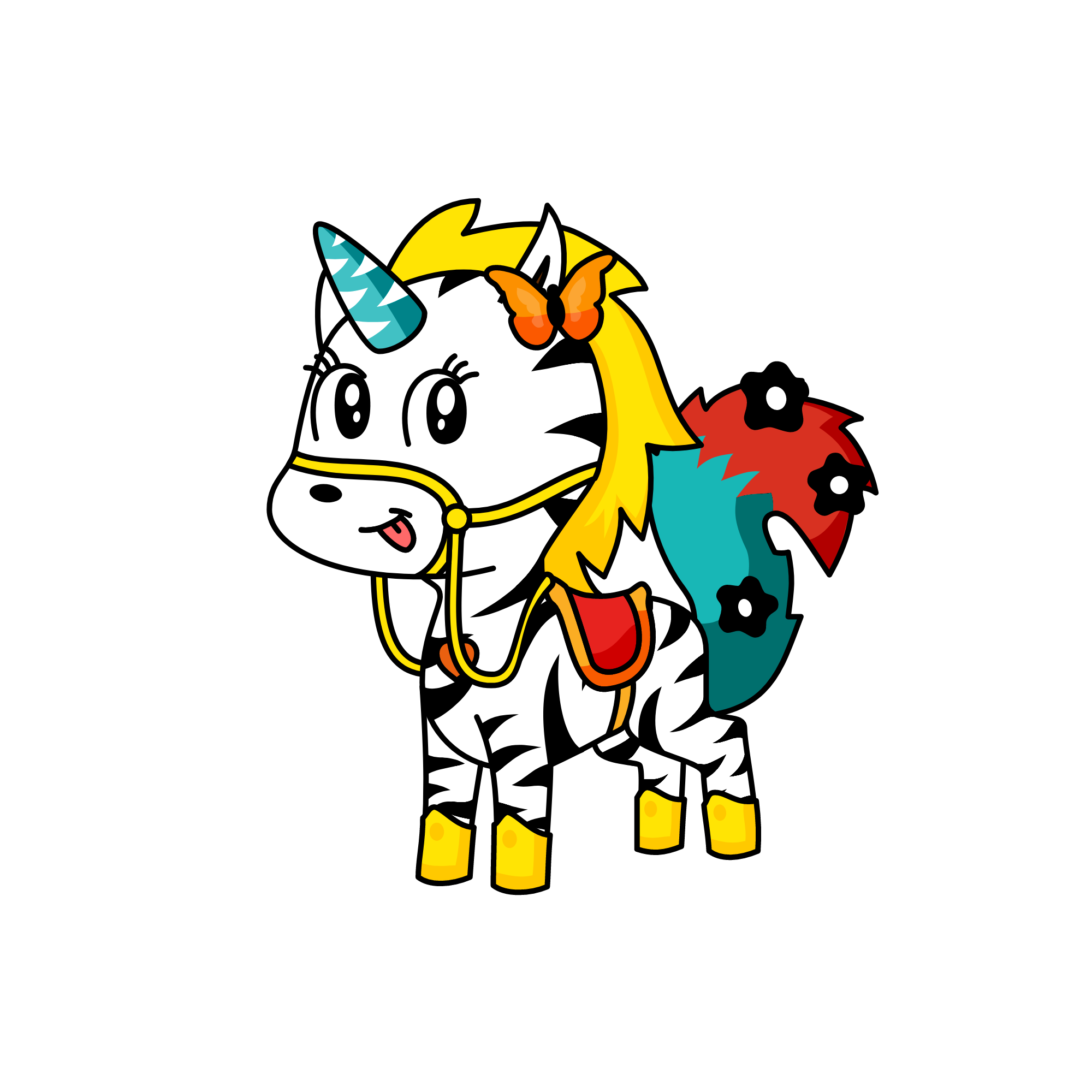Zebracorn, the unicorn