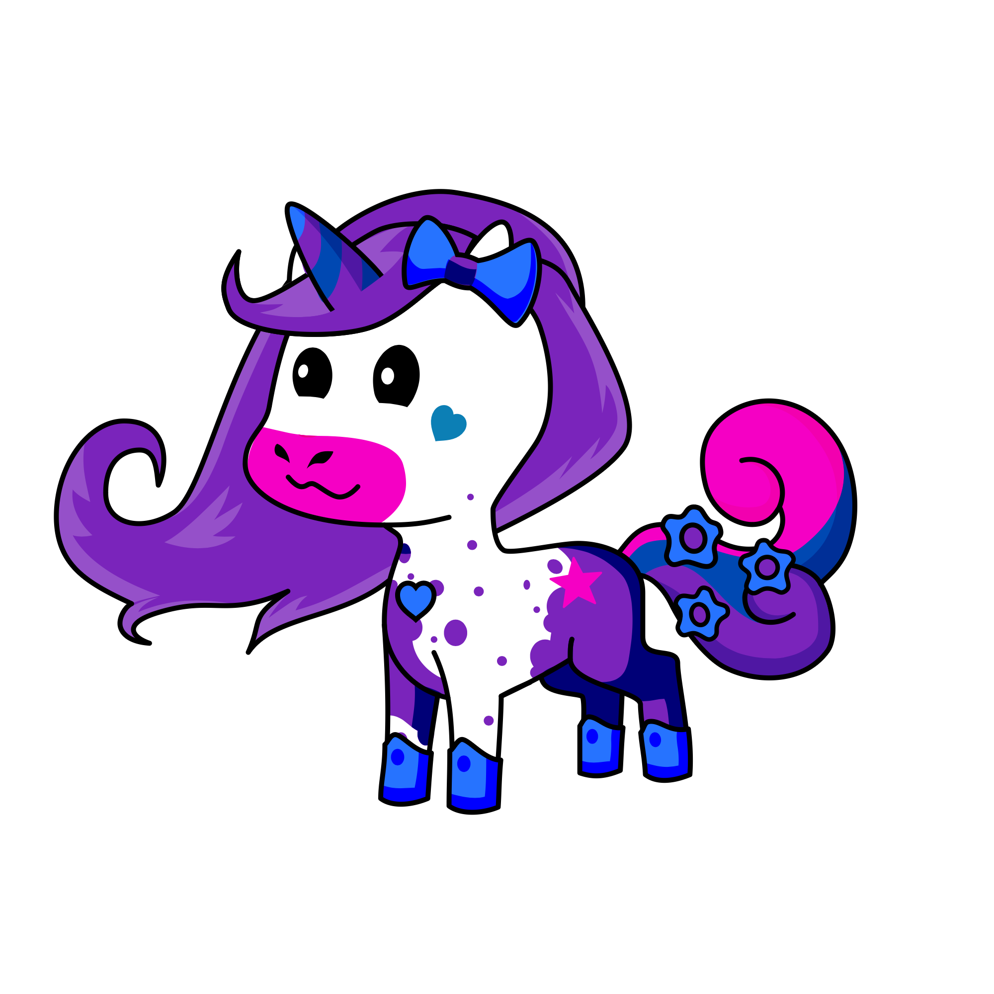 Galaxyunix, the unicorn