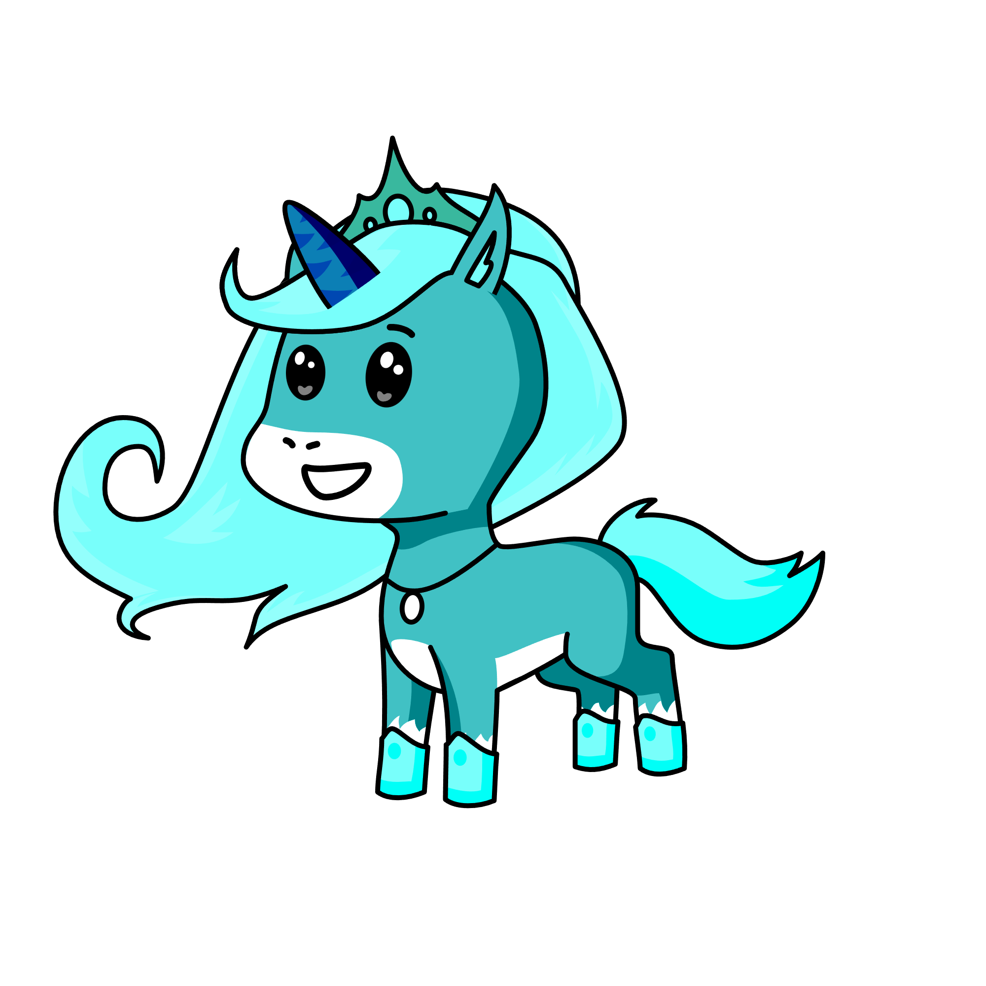 winter, the unicorn