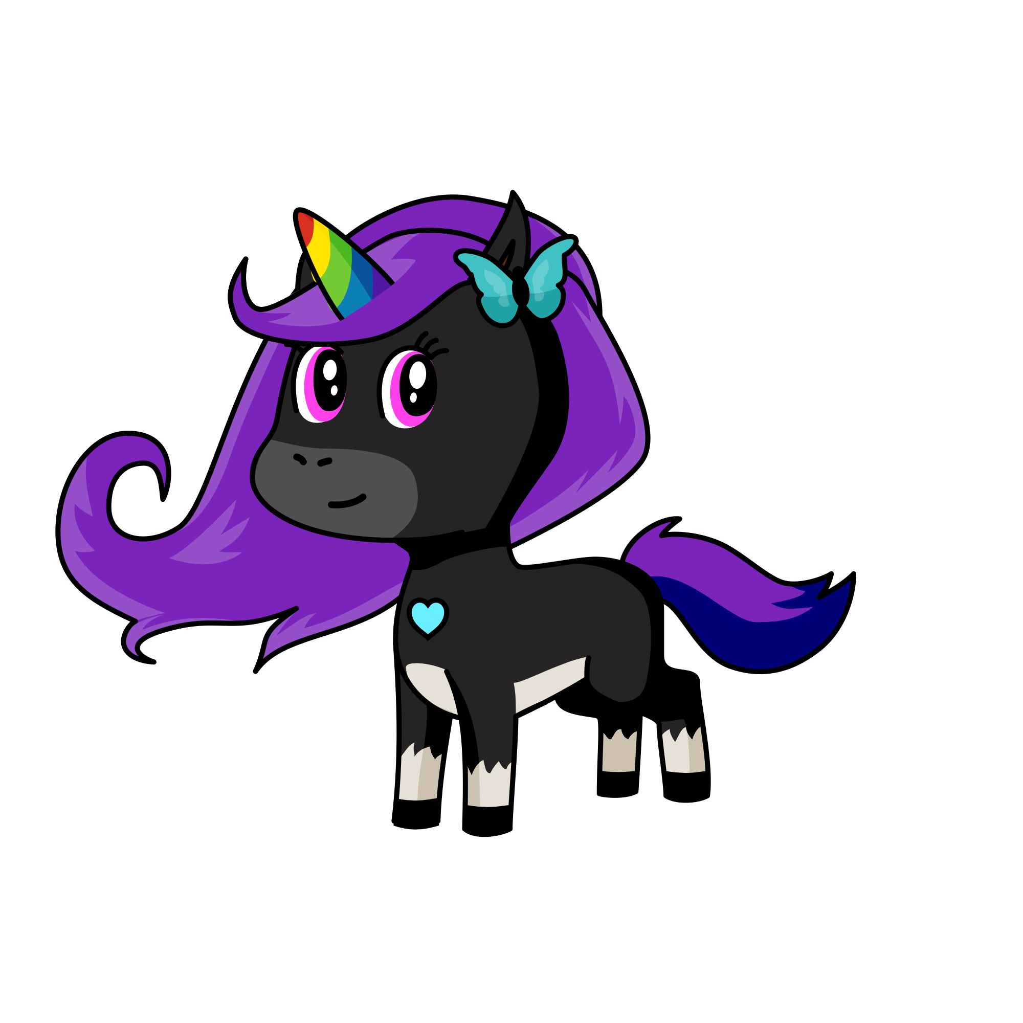Shatoe, the unicorn