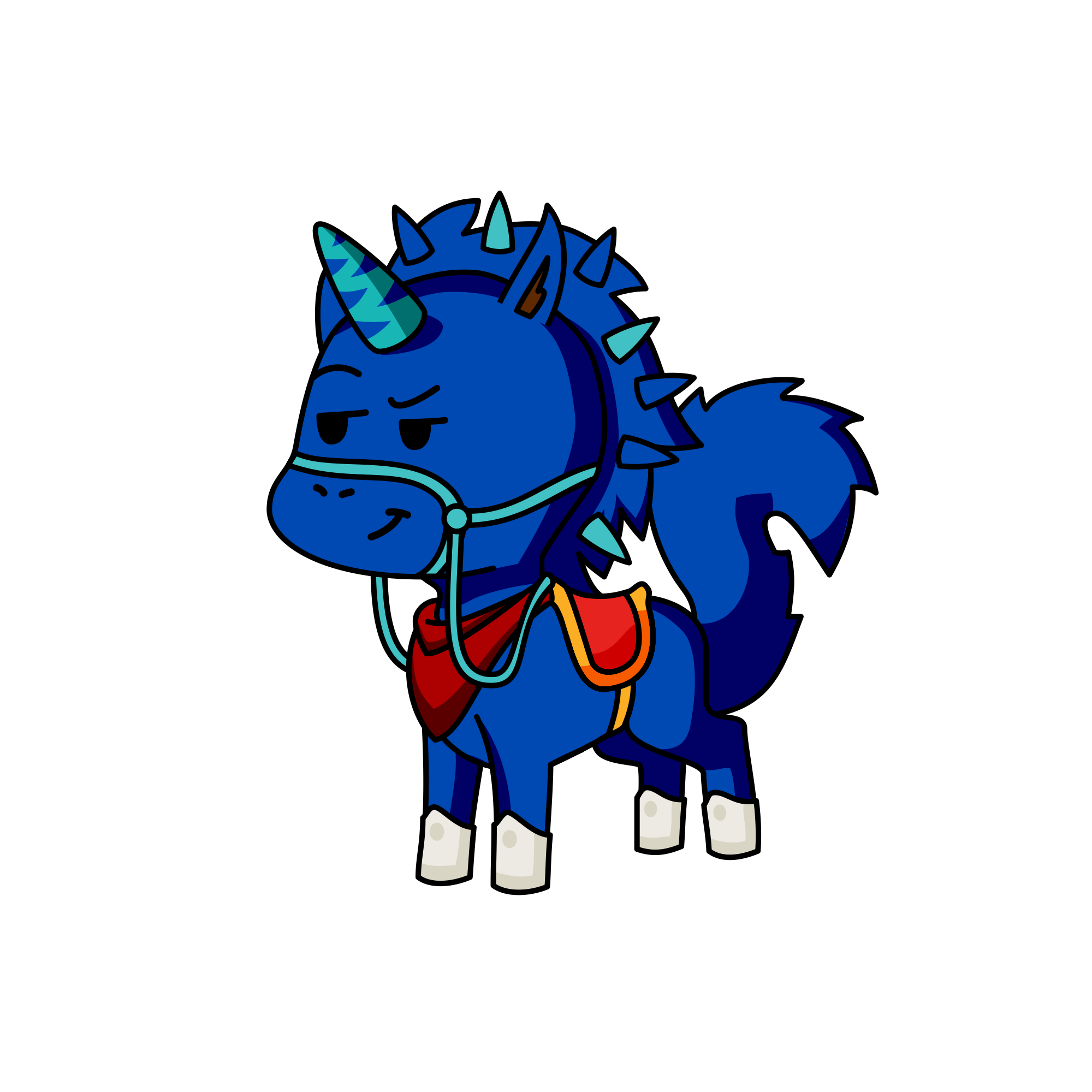 Snowblue, the unicorn