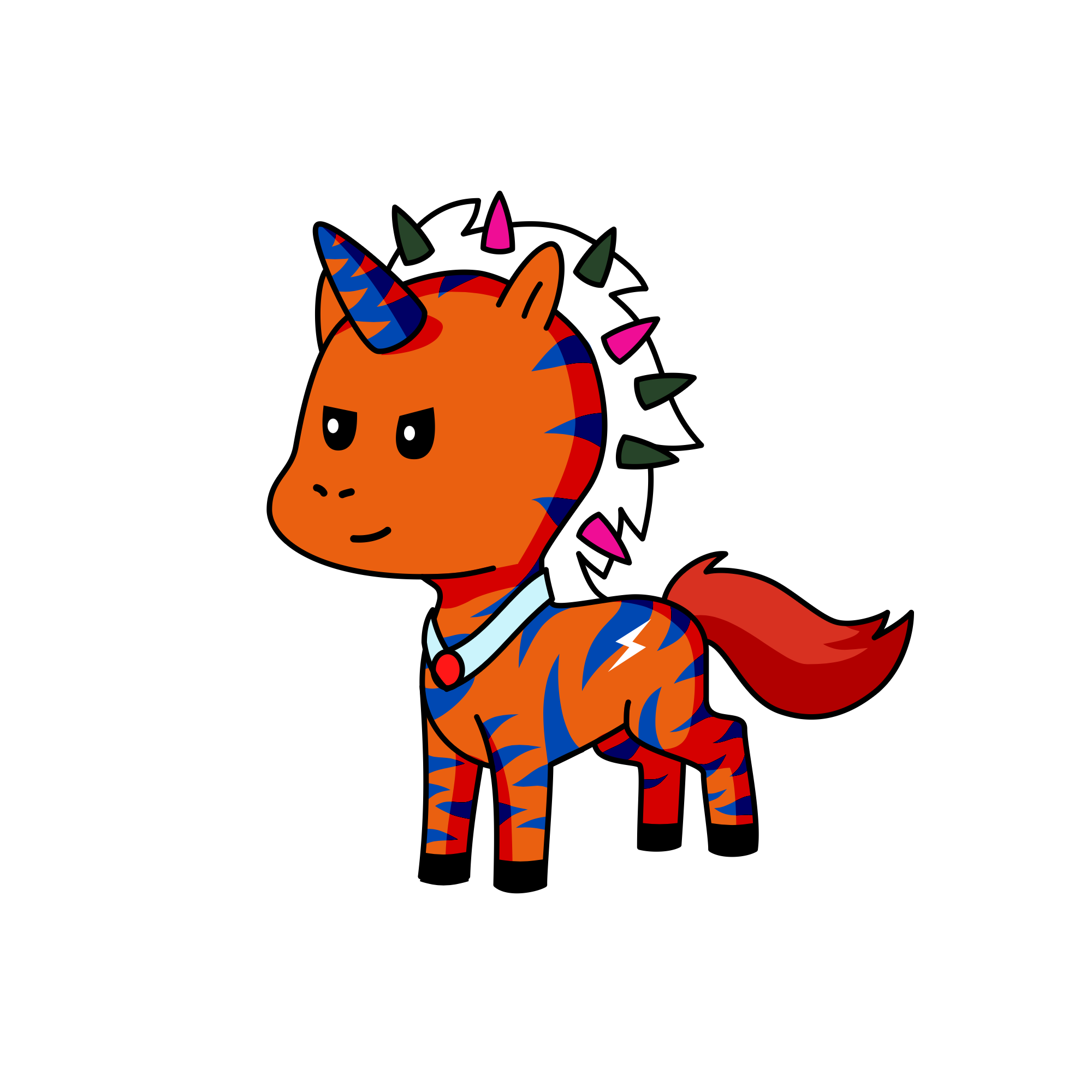 Choo choo, the unicorn