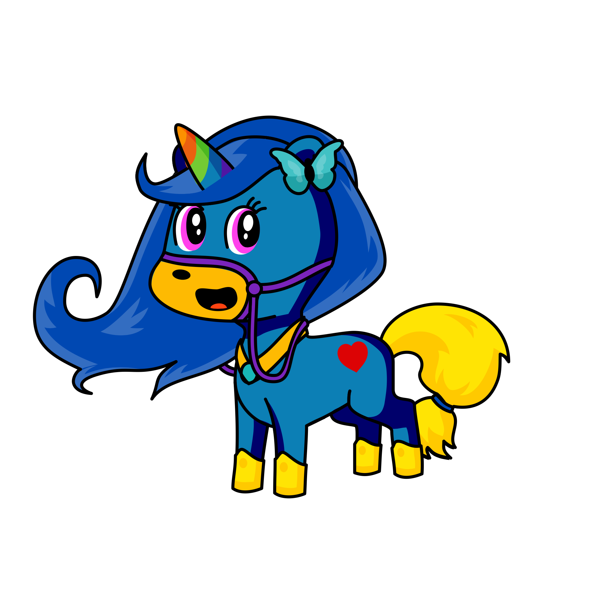 Bbb, the unicorn
