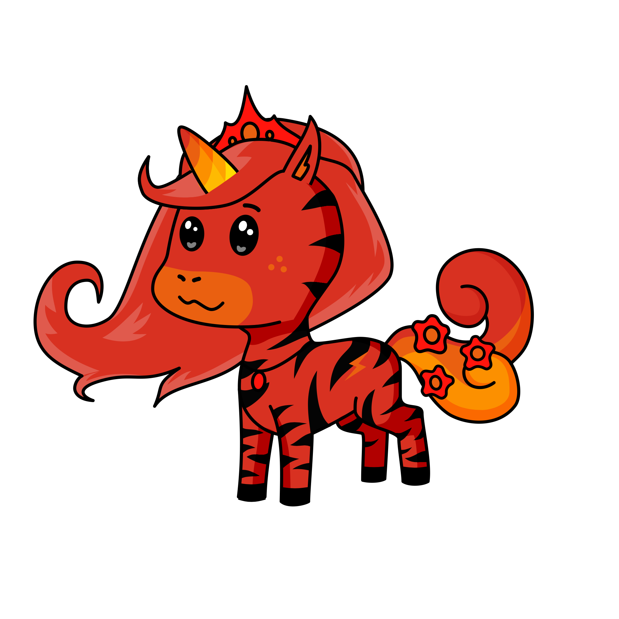 Tiger , the unicorn