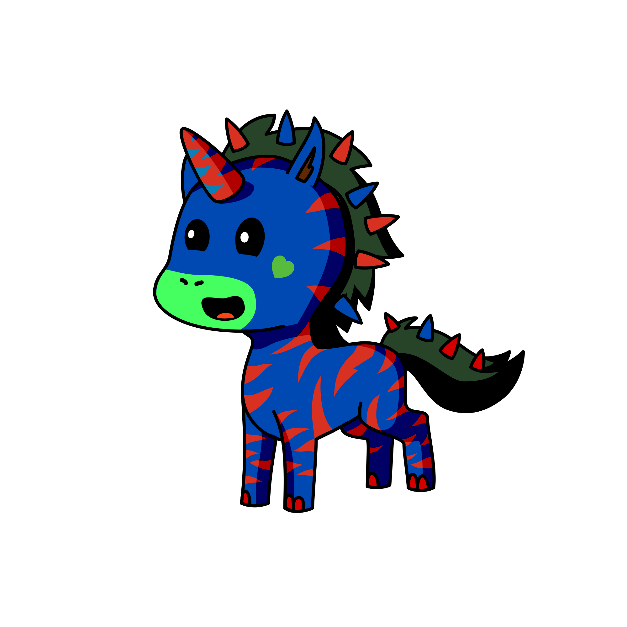 Spider man , the unicorn
