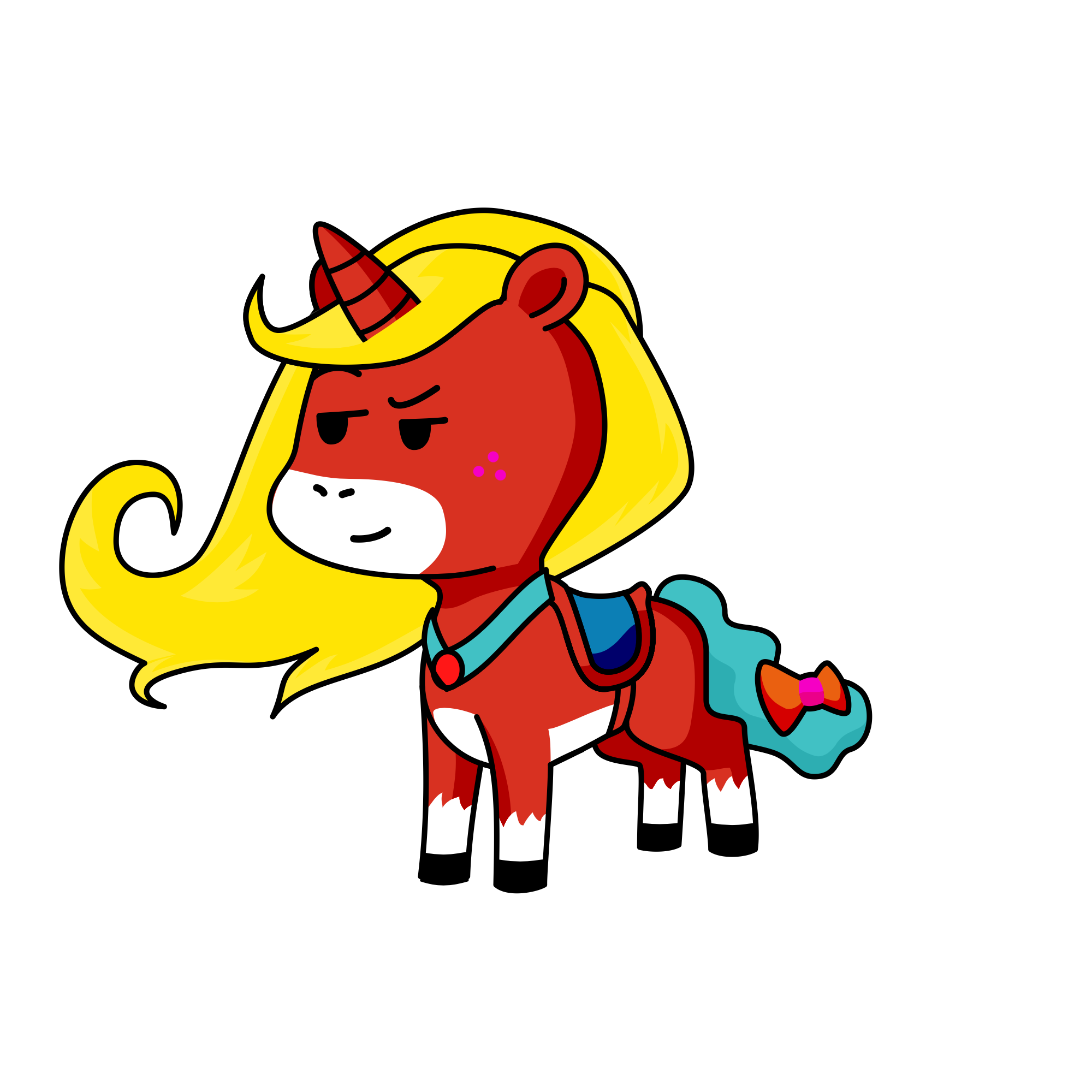 Coll, the unicorn