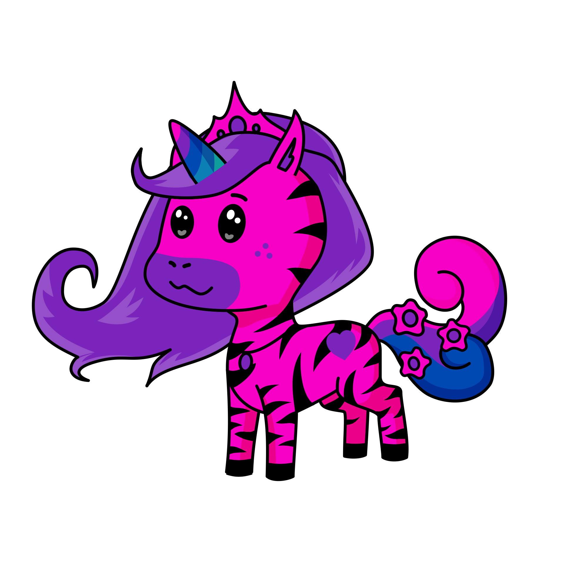 Cutey, the unicorn