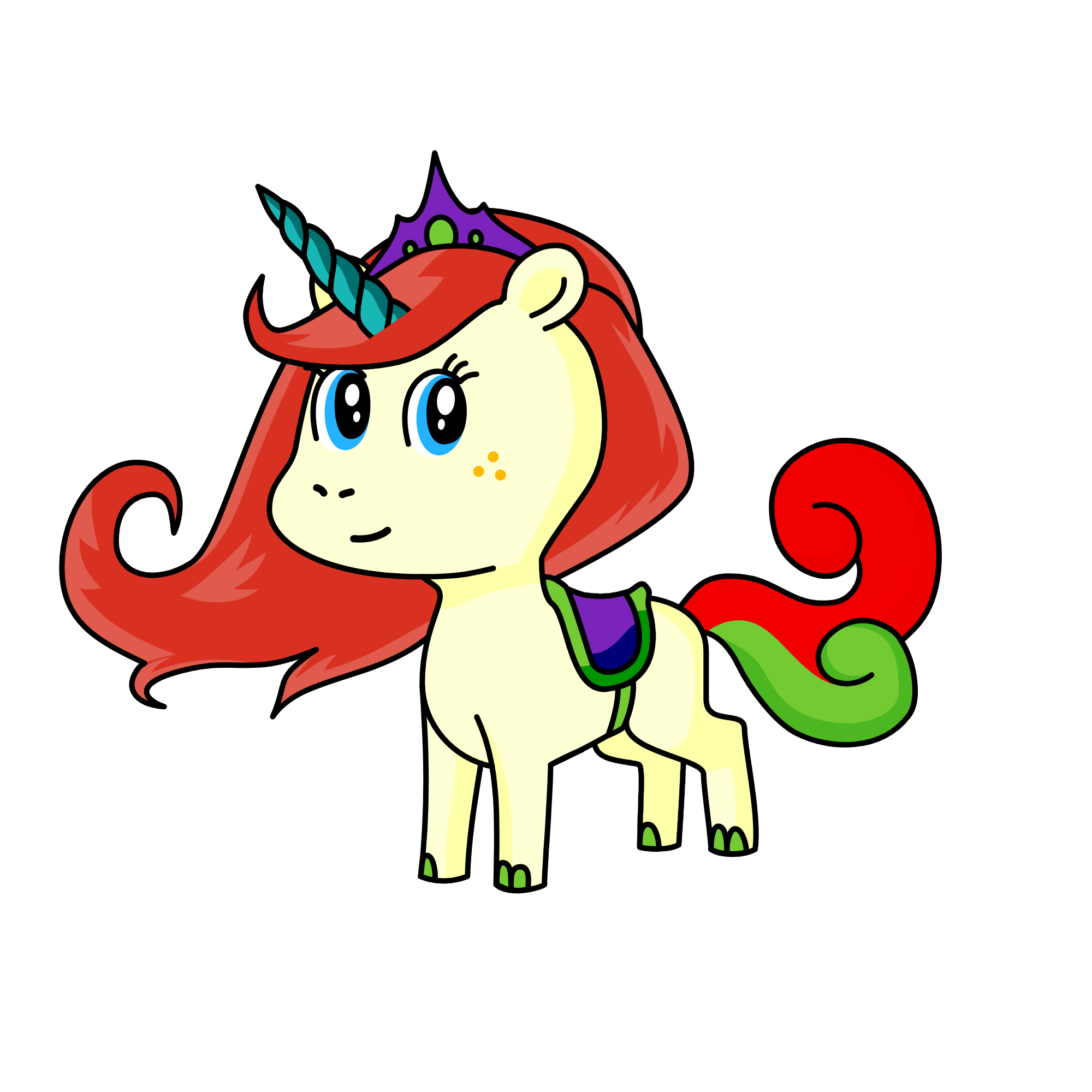 Ariel, the unicorn