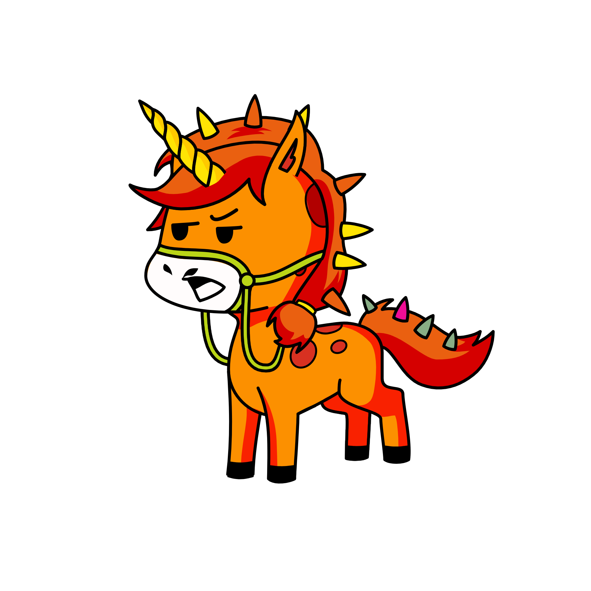 Fire, the unicorn