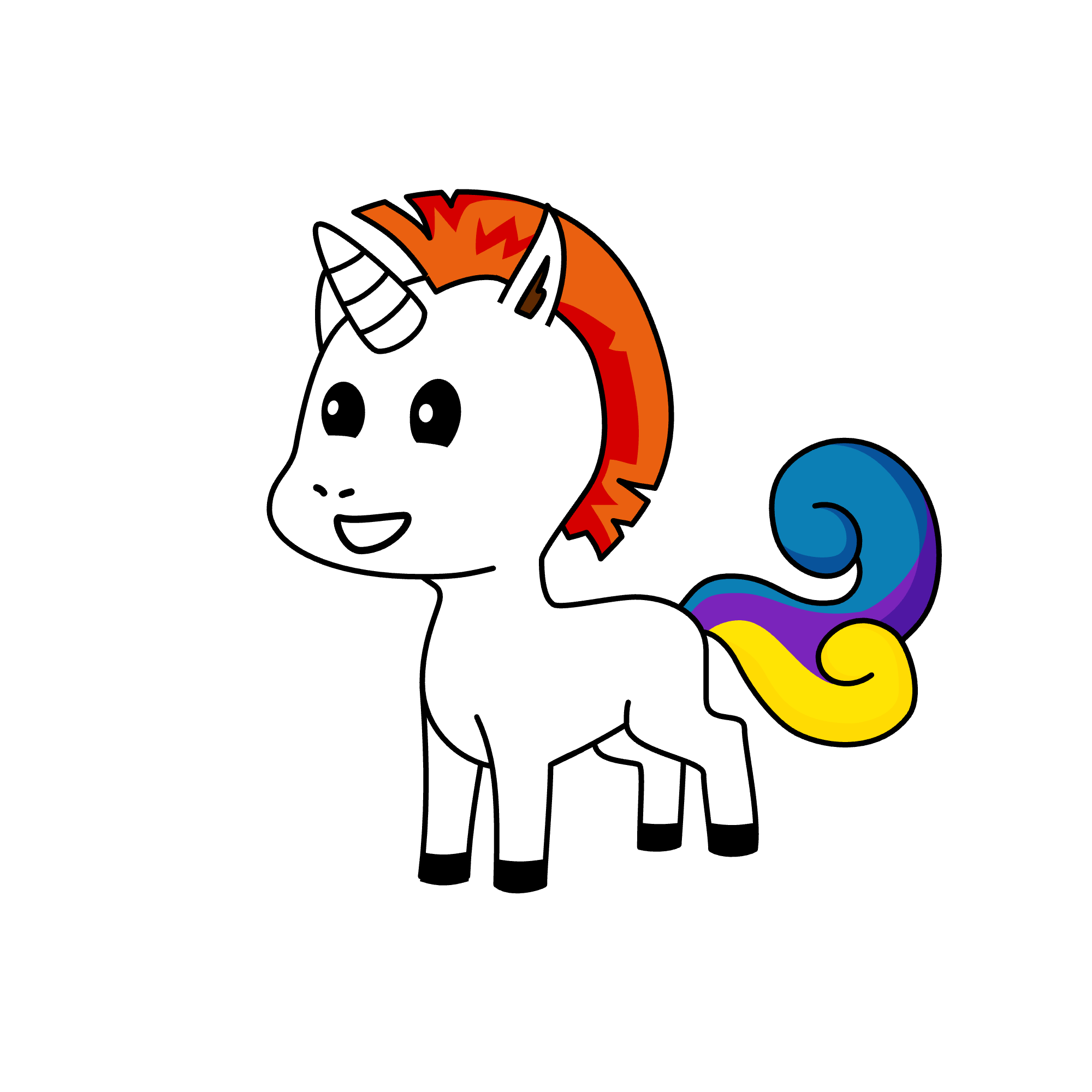 Flame, the unicorn