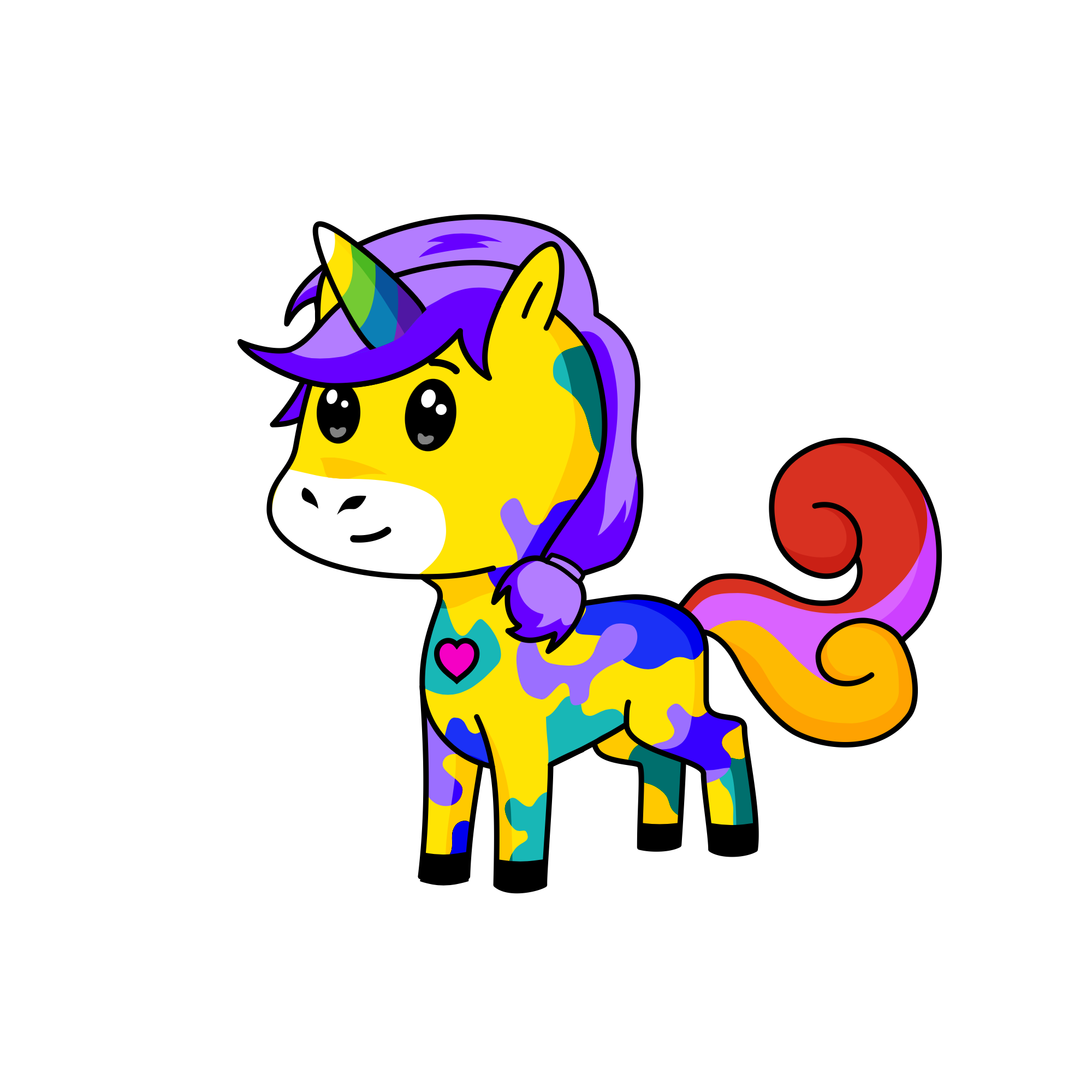 Sparkles, the unicorn
