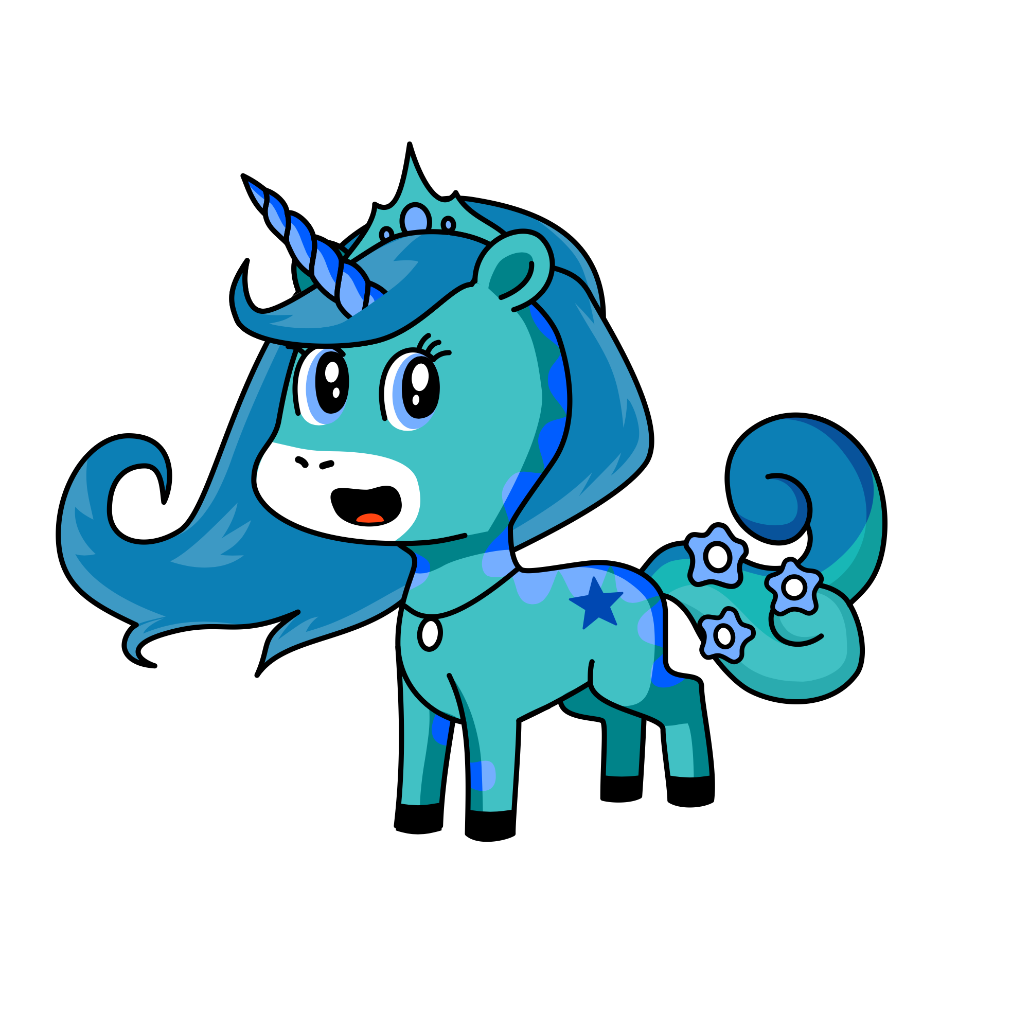 Snowy, the unicorn