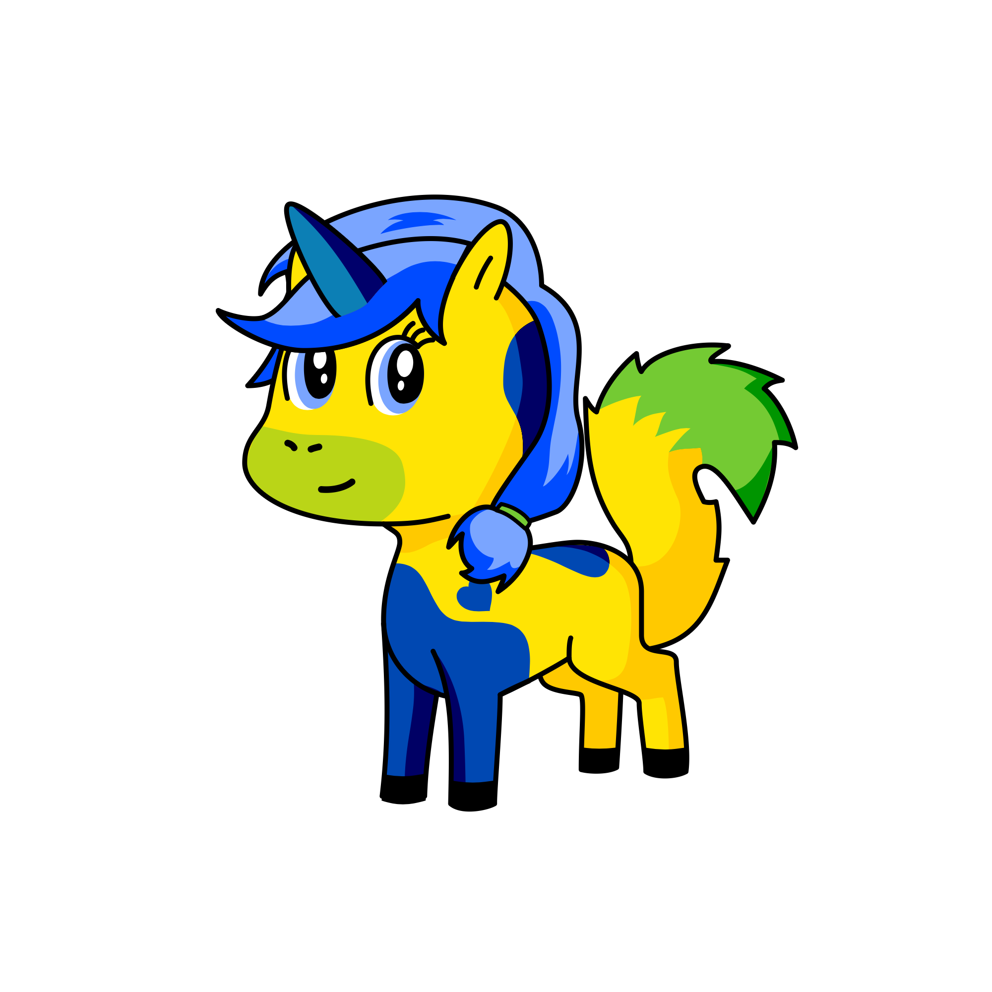 Saylish, the unicorn